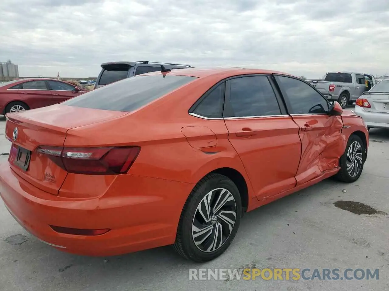 3 fotografías del automóvil dañado 3VWE57BU5LM091801 VOLKSWAGEN JETTA 2020