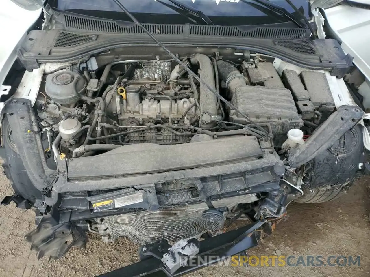 11 fotografías del automóvil dañado 3VWEB7BU2LM068503 VOLKSWAGEN JETTA 2020