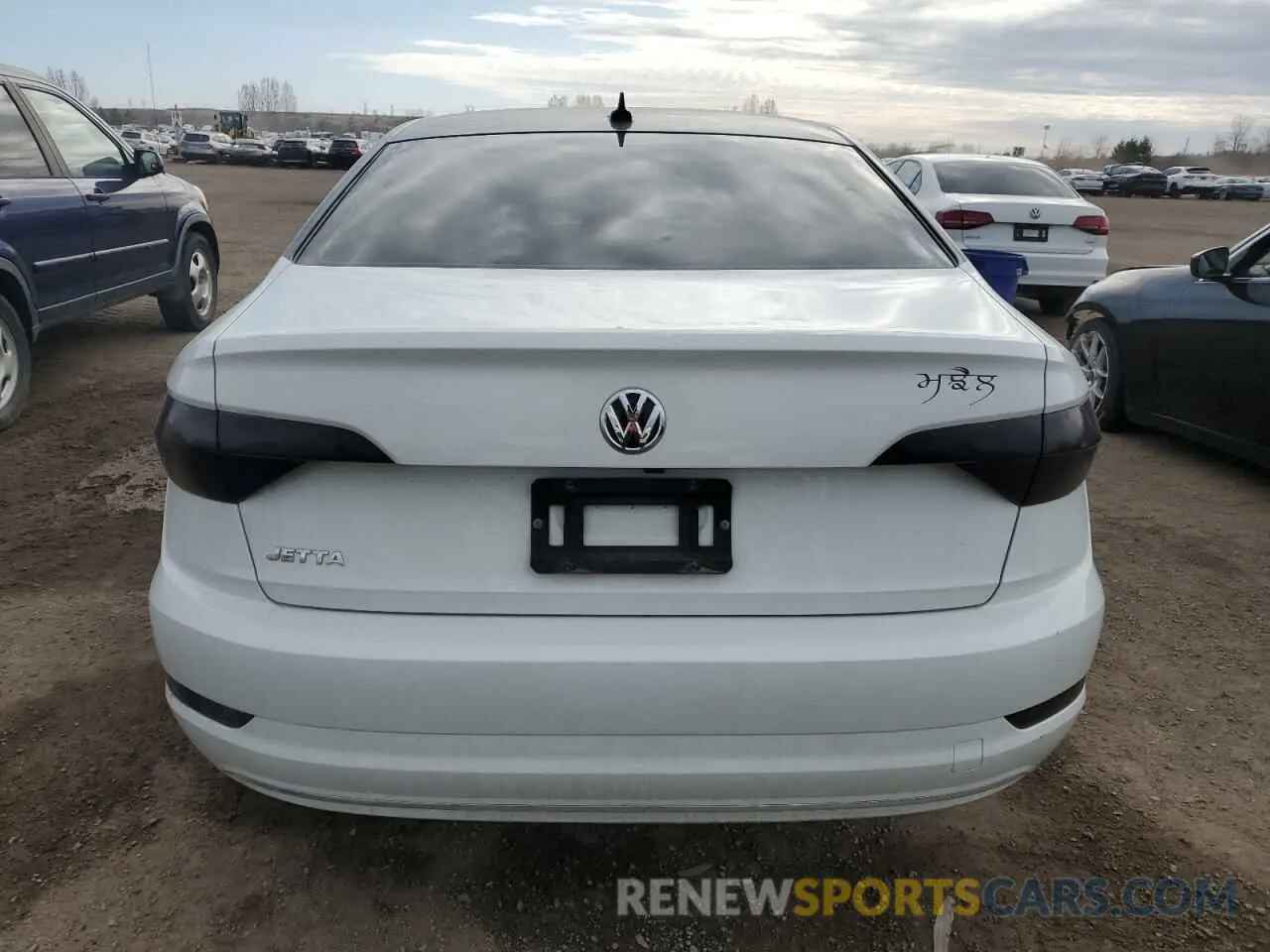 6 fotografías del automóvil dañado 3VWEB7BU2LM068503 VOLKSWAGEN JETTA 2020