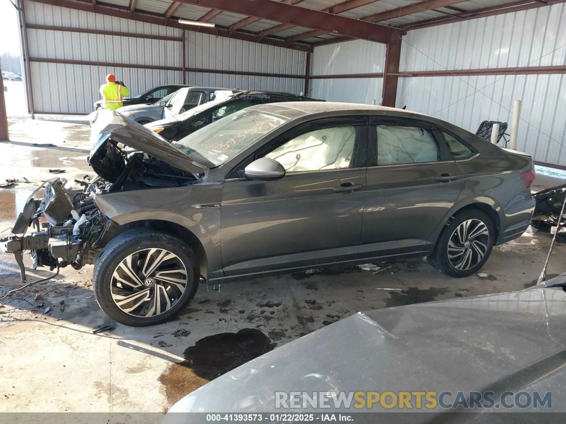15 fotografías del automóvil dañado 3VWEB7BU3LM002428 VOLKSWAGEN JETTA 2020