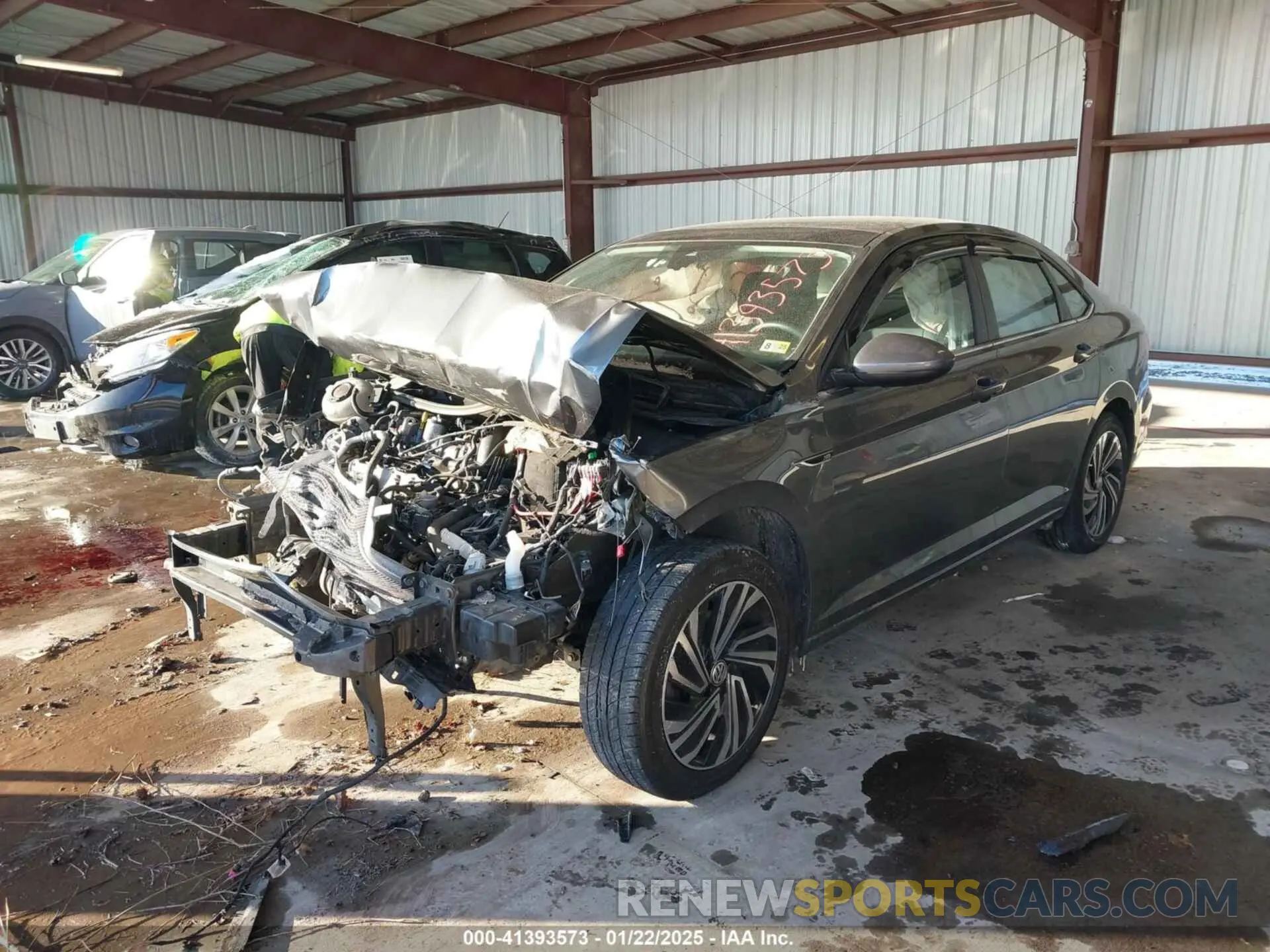 6 fotografías del automóvil dañado 3VWEB7BU3LM002428 VOLKSWAGEN JETTA 2020