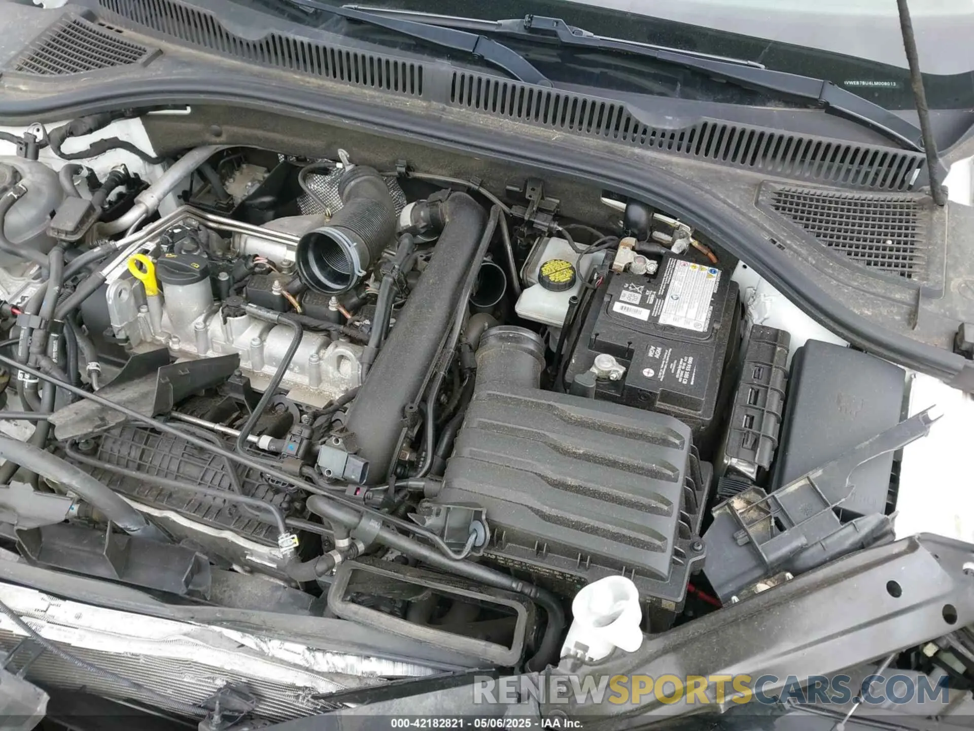 10 fotografías del automóvil dañado 3VWEB7BU4LM008013 VOLKSWAGEN JETTA 2020