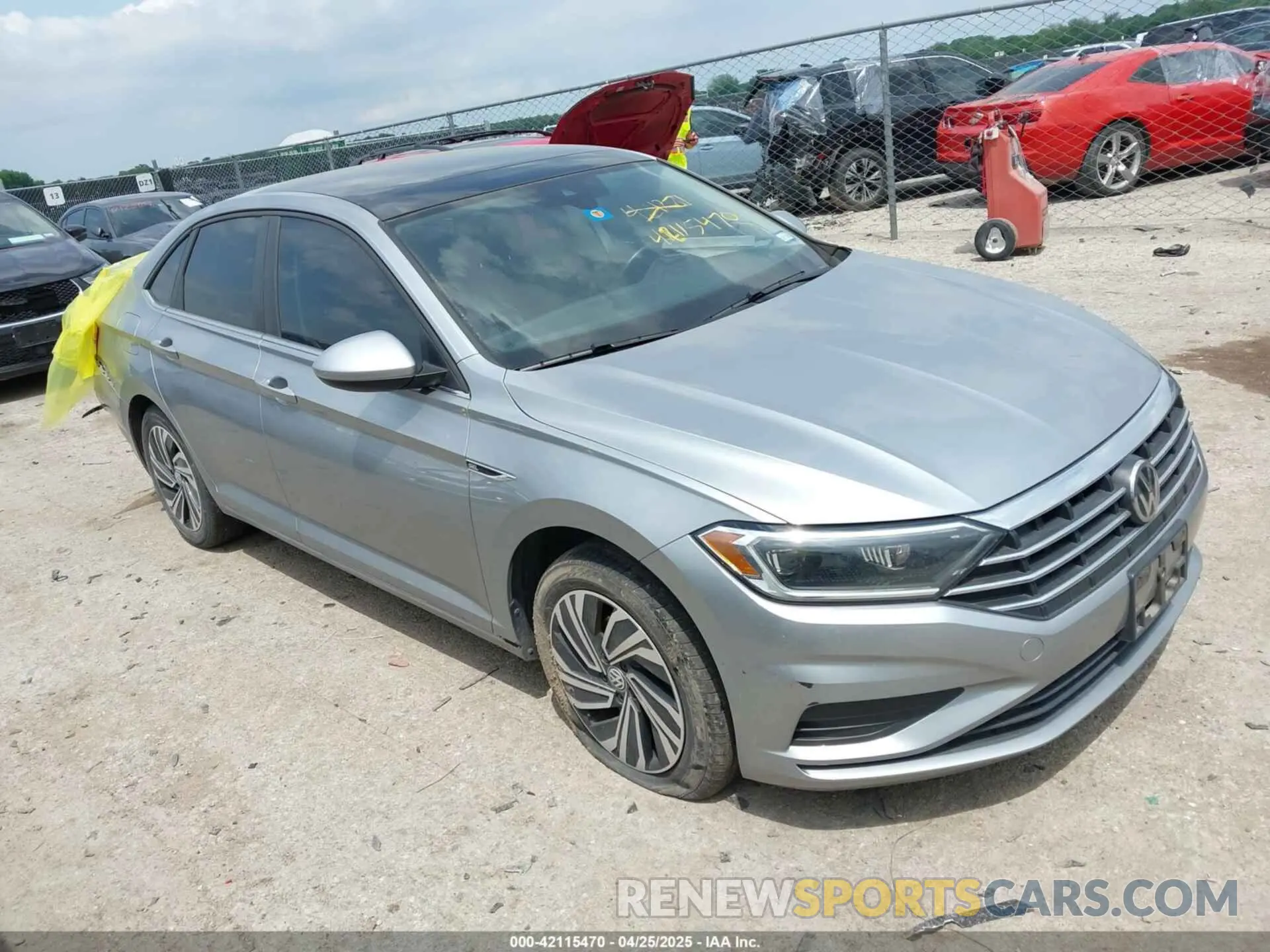 1 fotografías del automóvil dañado 3VWEB7BU4LM010179 VOLKSWAGEN JETTA 2020