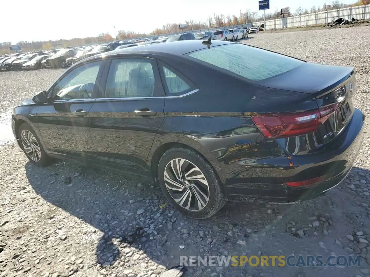2 fotografías del automóvil dañado 3VWEB7BU4LM071211 VOLKSWAGEN JETTA 2020