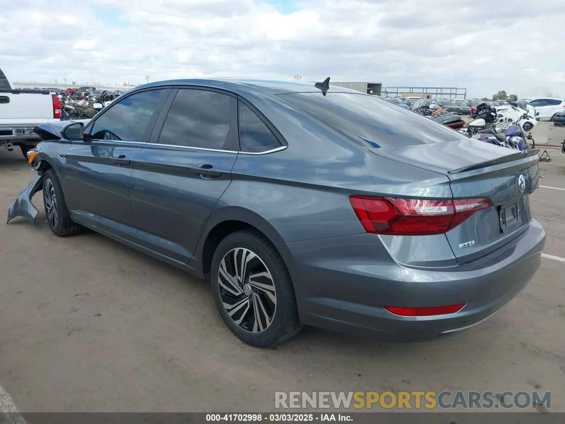 3 fotografías del automóvil dañado 3VWEB7BU8LM010315 VOLKSWAGEN JETTA 2020