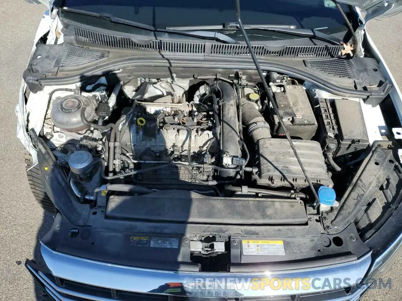 11 fotografías del automóvil dañado 3VWGB7BU0LM066306 VOLKSWAGEN JETTA 2020