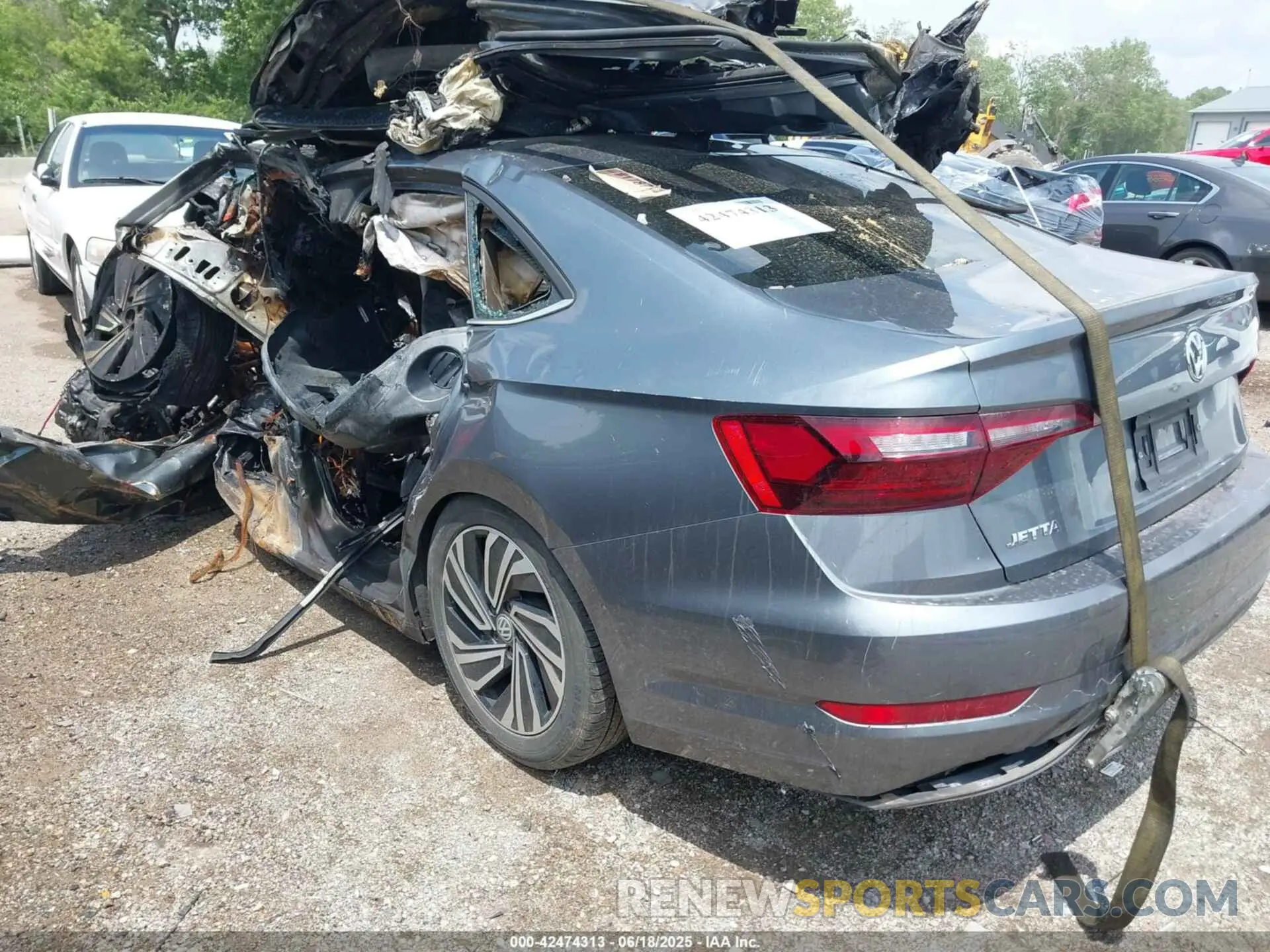 3 fotografías del automóvil dañado 3VWGB7BU6LM062101 VOLKSWAGEN JETTA 2020