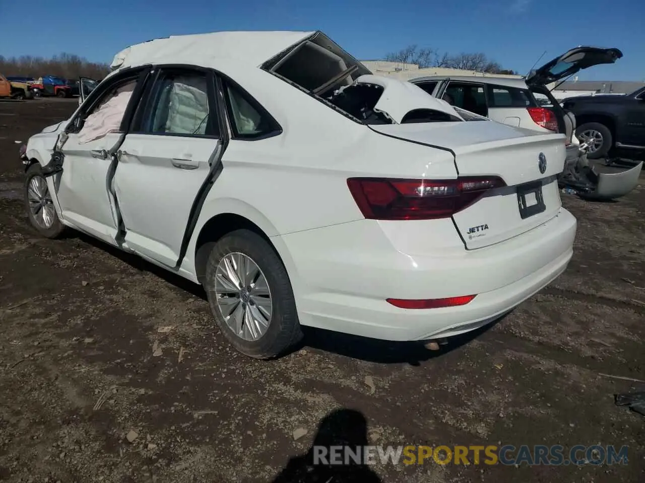 2 fotografías del automóvil dañado 3VWN57BU1LM050548 VOLKSWAGEN JETTA 2020
