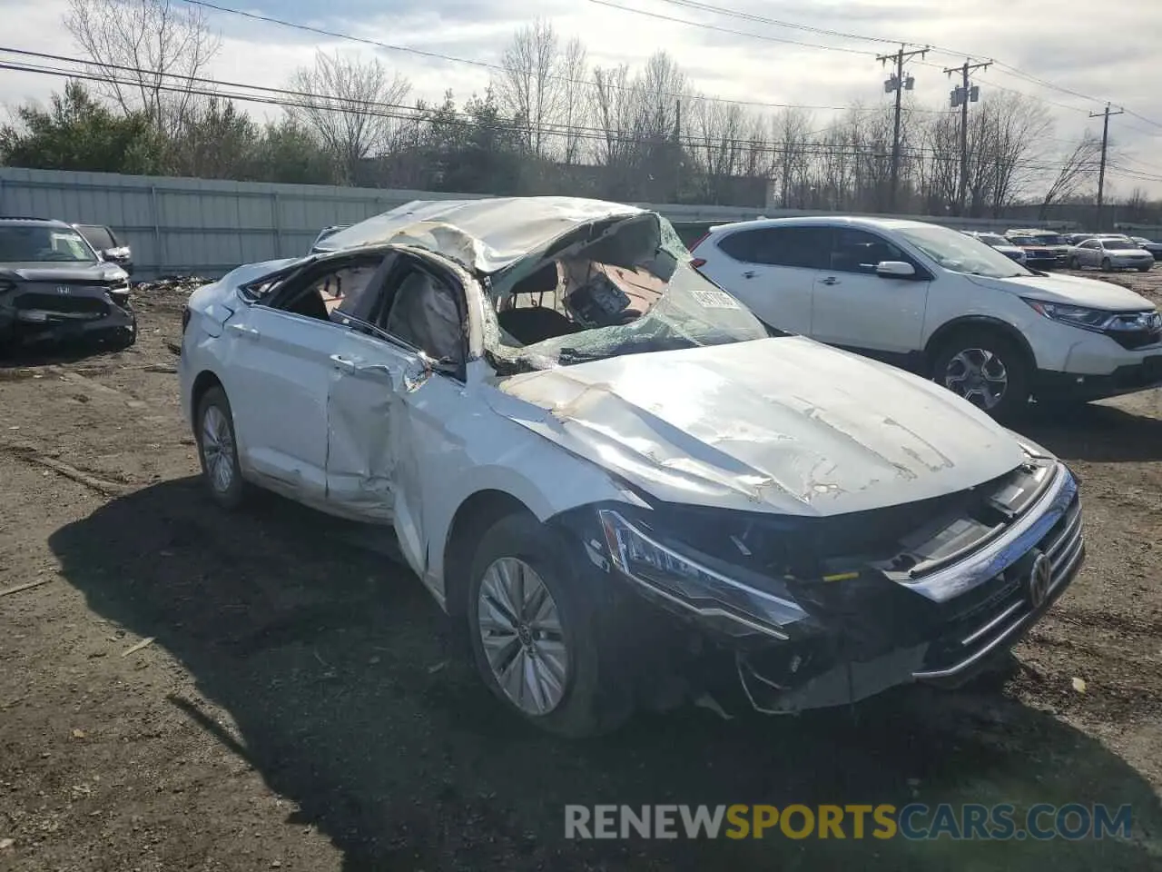 4 fotografías del automóvil dañado 3VWN57BU1LM050548 VOLKSWAGEN JETTA 2020