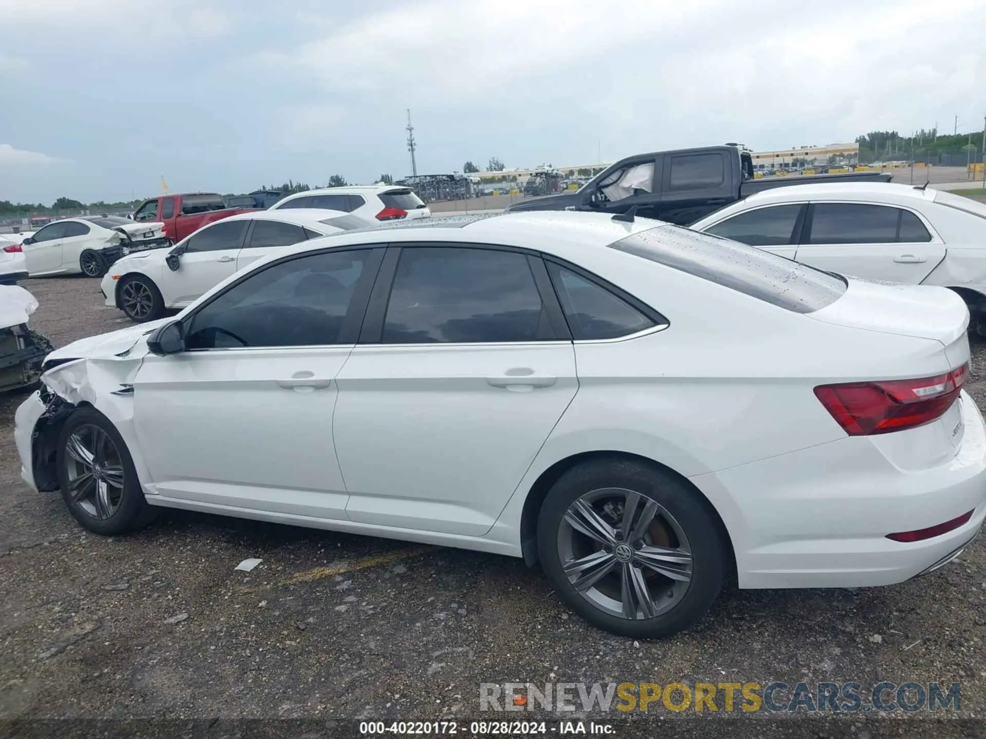 14 fotografías del automóvil dañado 3VWN57BU2LM082263 VOLKSWAGEN JETTA 2020