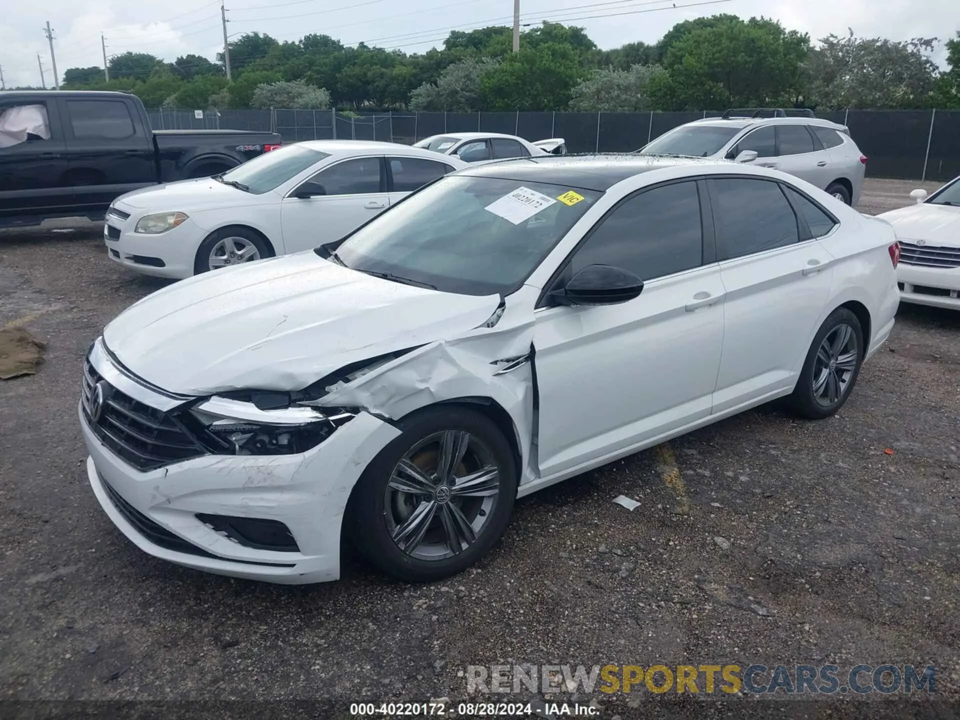 2 fotografías del automóvil dañado 3VWN57BU2LM082263 VOLKSWAGEN JETTA 2020