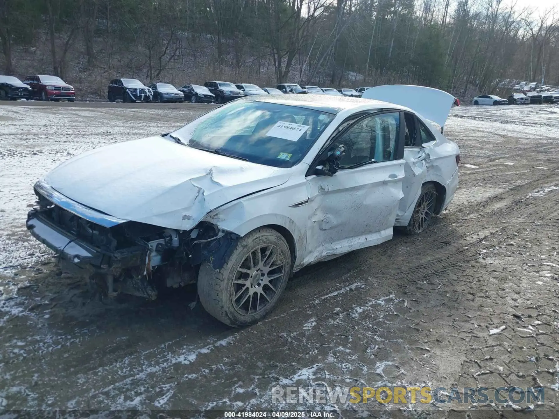 2 fotografías del automóvil dañado 3VWN57BU4LM035137 VOLKSWAGEN JETTA 2020