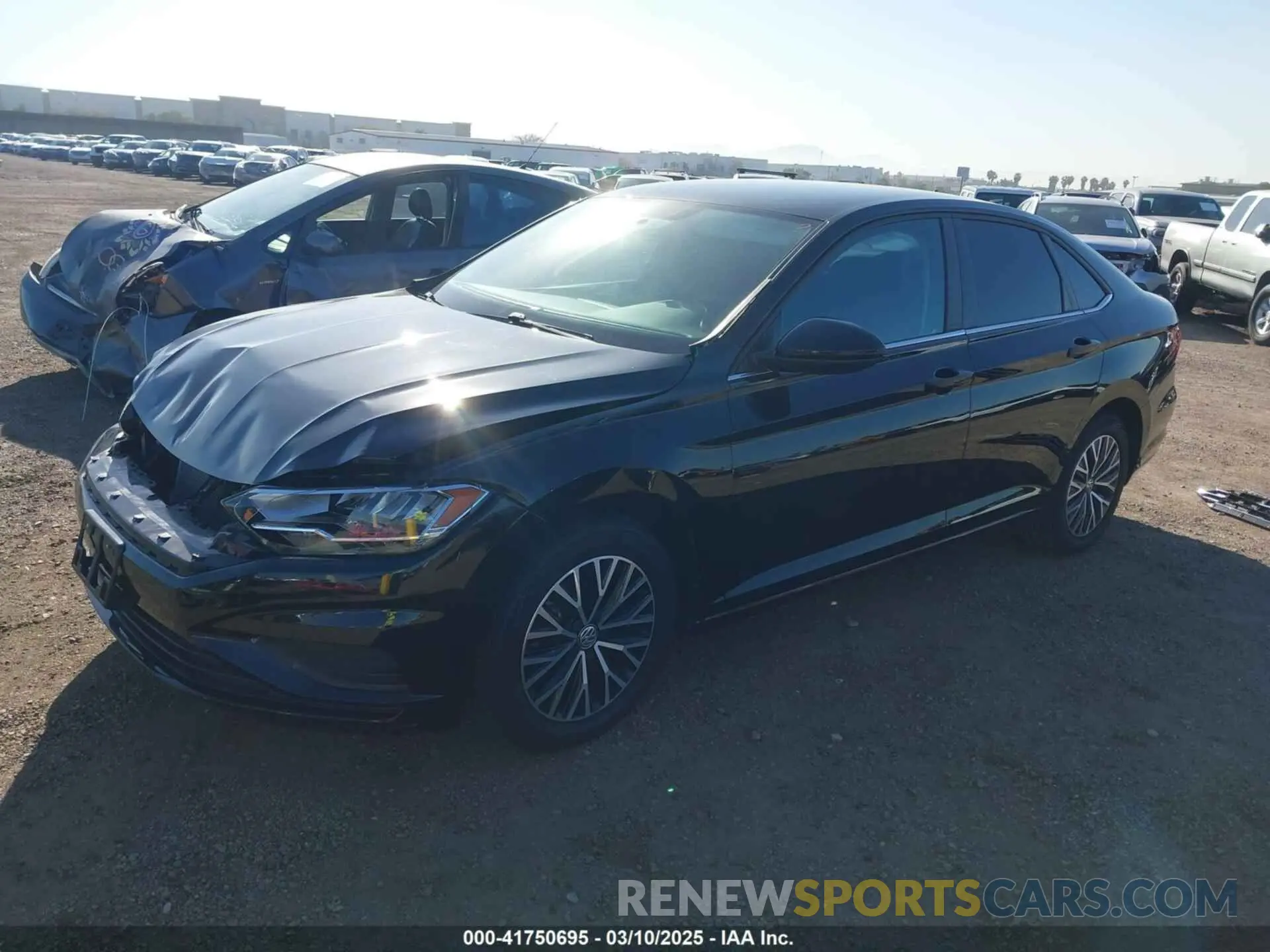 2 fotografías del automóvil dañado 3VWC57BU0MM004167 VOLKSWAGEN JETTA 2021