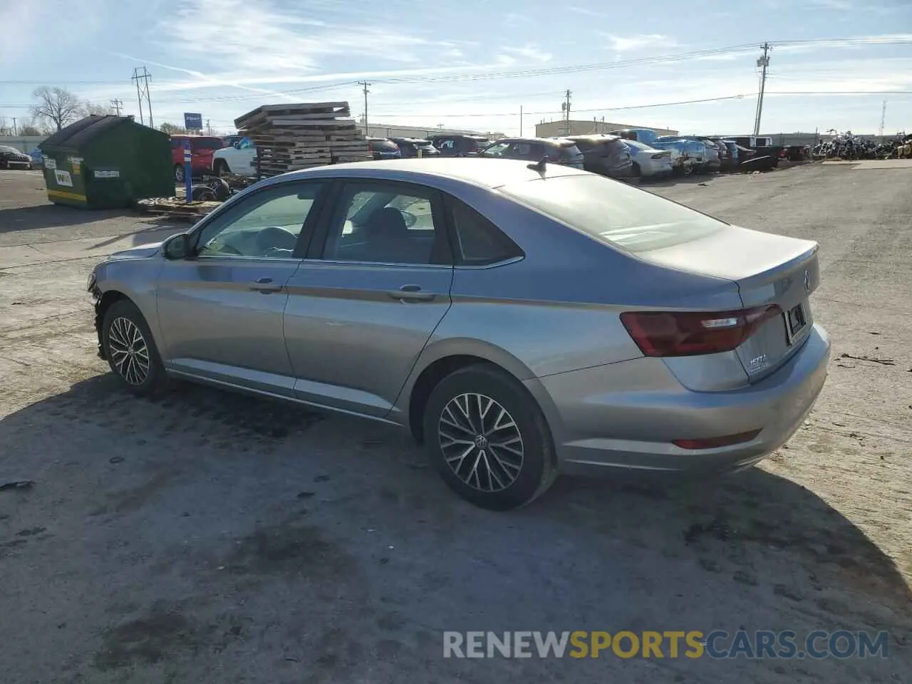 2 fotografías del automóvil dañado 3VWC57BU0MM004217 VOLKSWAGEN JETTA 2021