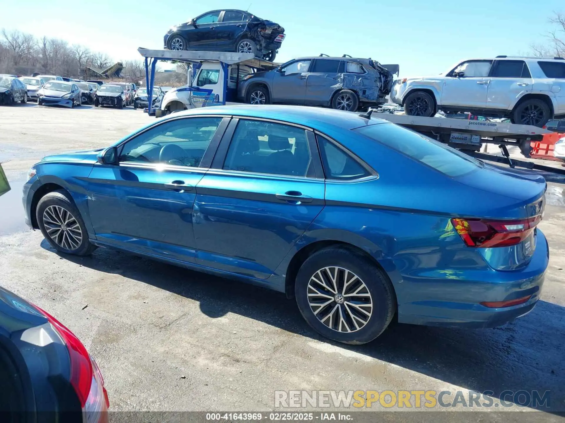 14 fotografías del automóvil dañado 3VWC57BU0MM009093 VOLKSWAGEN JETTA 2021