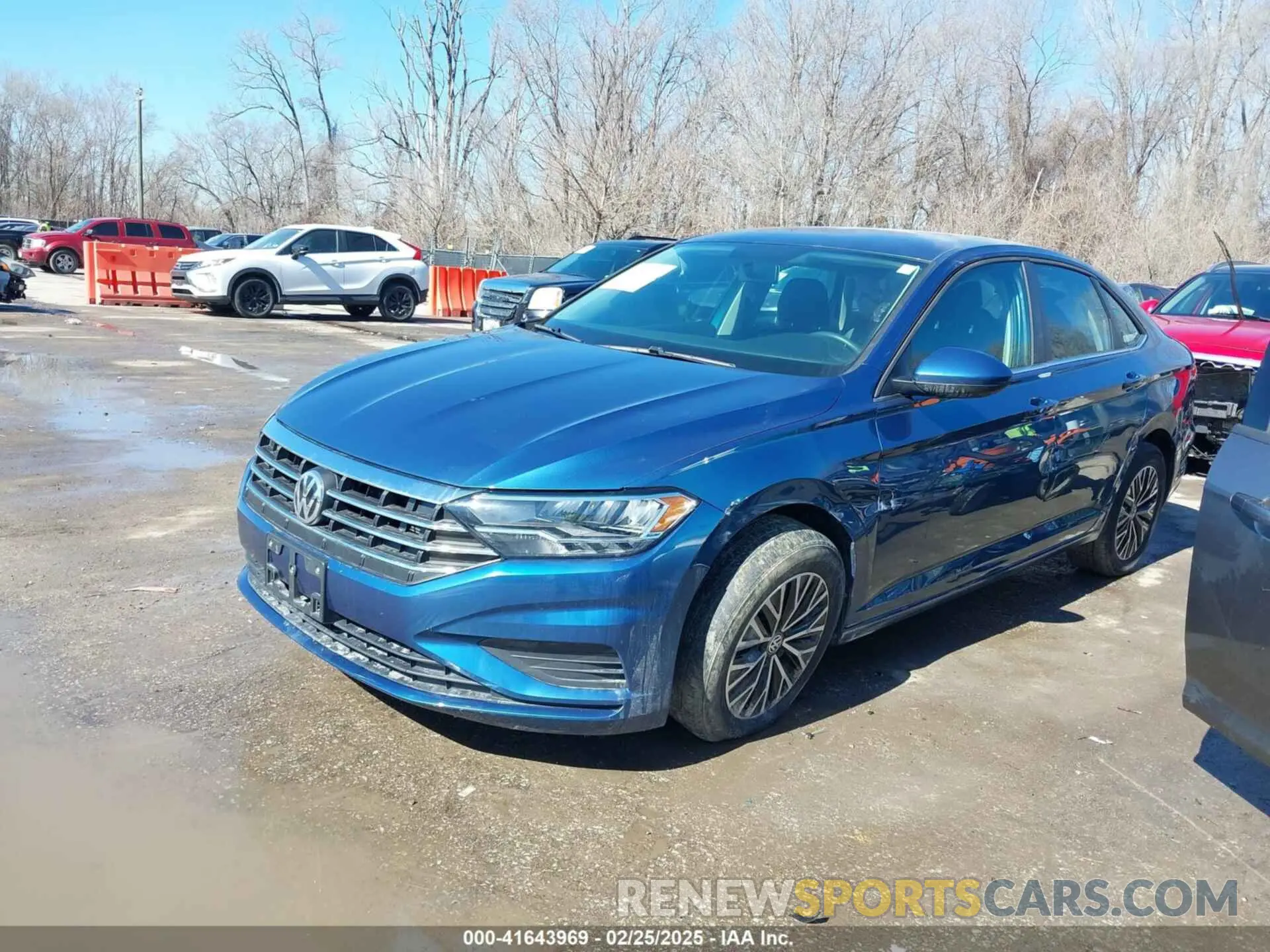 2 fotografías del automóvil dañado 3VWC57BU0MM009093 VOLKSWAGEN JETTA 2021