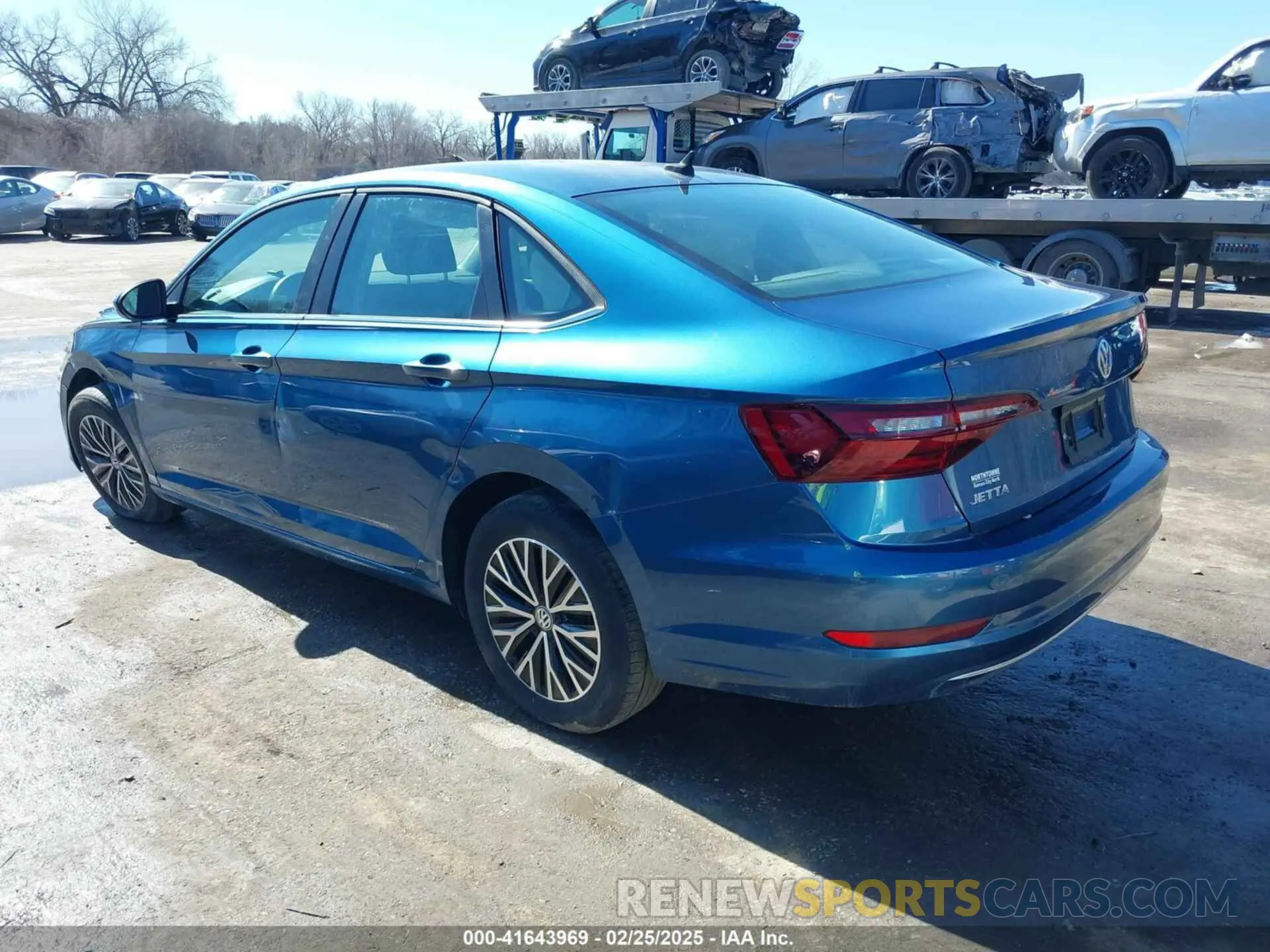3 fotografías del automóvil dañado 3VWC57BU0MM009093 VOLKSWAGEN JETTA 2021