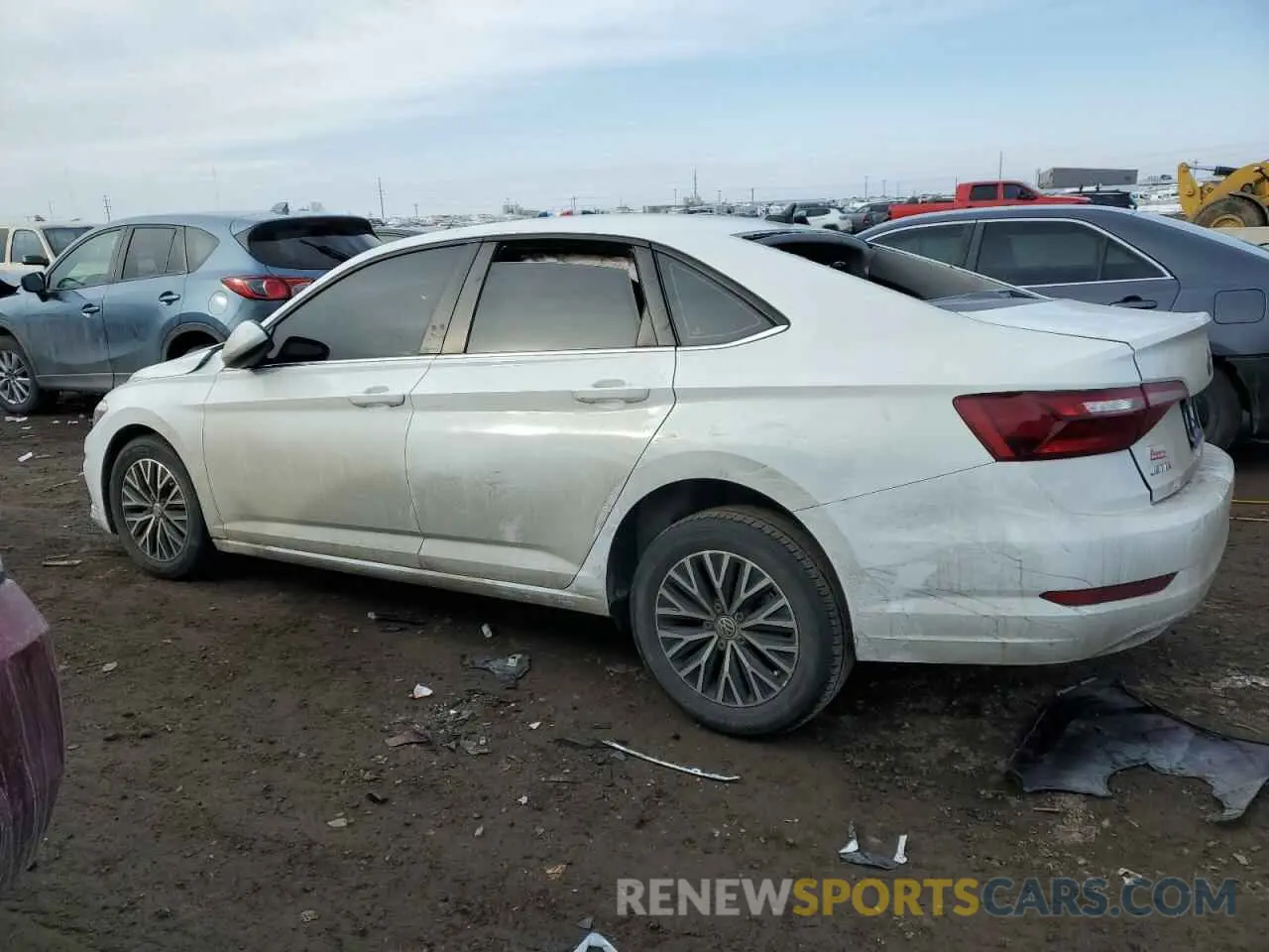 2 fotografías del automóvil dañado 3VWC57BU0MM010339 VOLKSWAGEN JETTA 2021