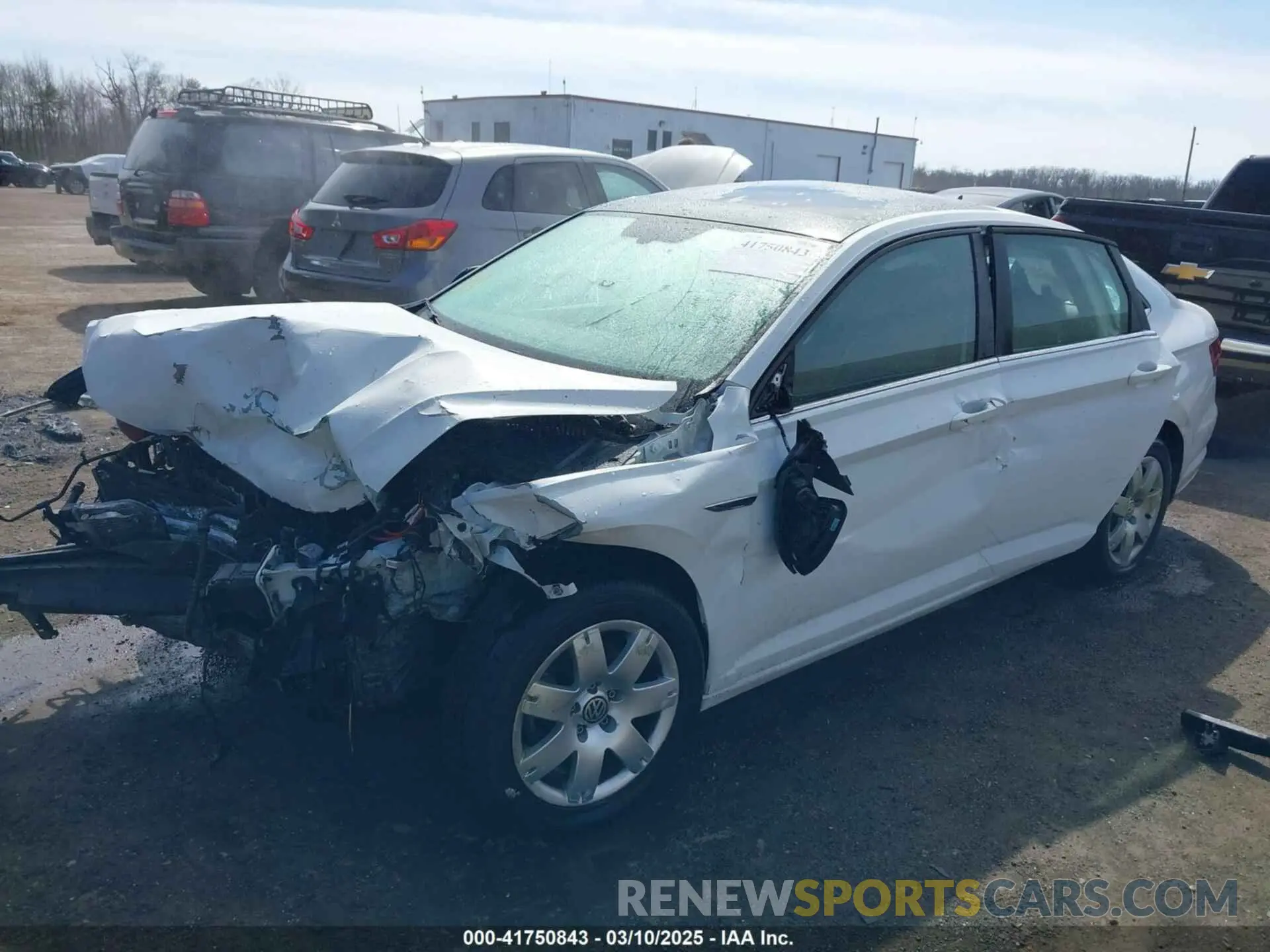 2 fotografías del automóvil dañado 3VWC57BU0MM047861 VOLKSWAGEN JETTA 2021