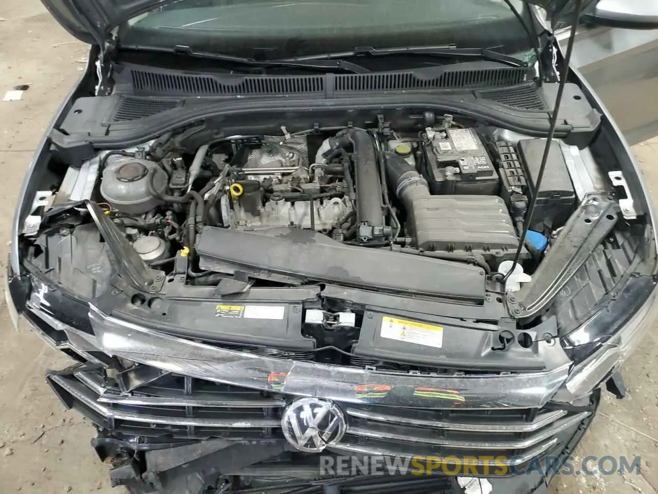 11 fotografías del automóvil dañado 3VWC57BU0MM048640 VOLKSWAGEN JETTA 2021