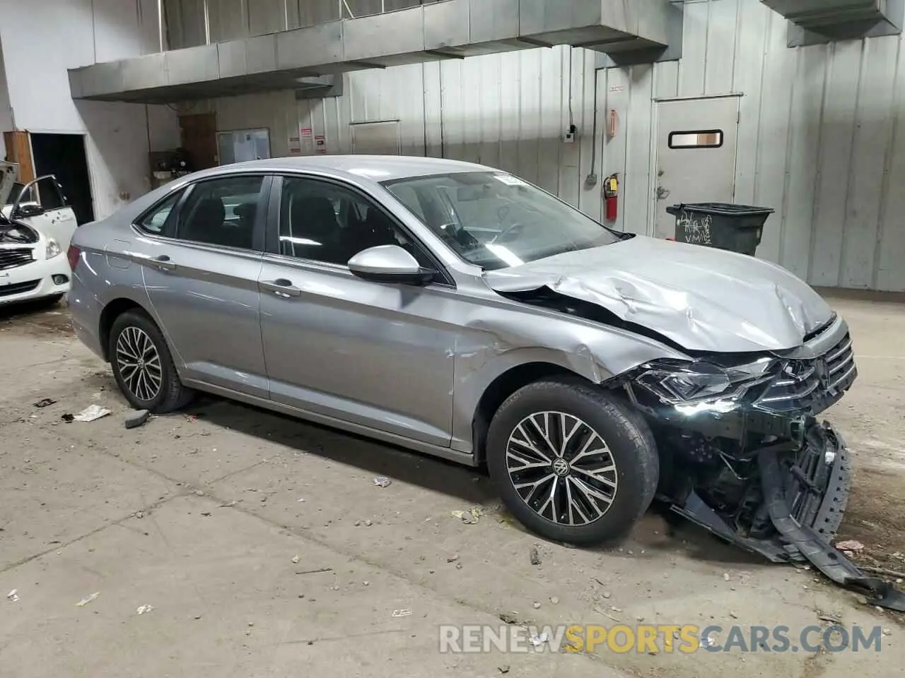 4 fotografías del automóvil dañado 3VWC57BU0MM048640 VOLKSWAGEN JETTA 2021