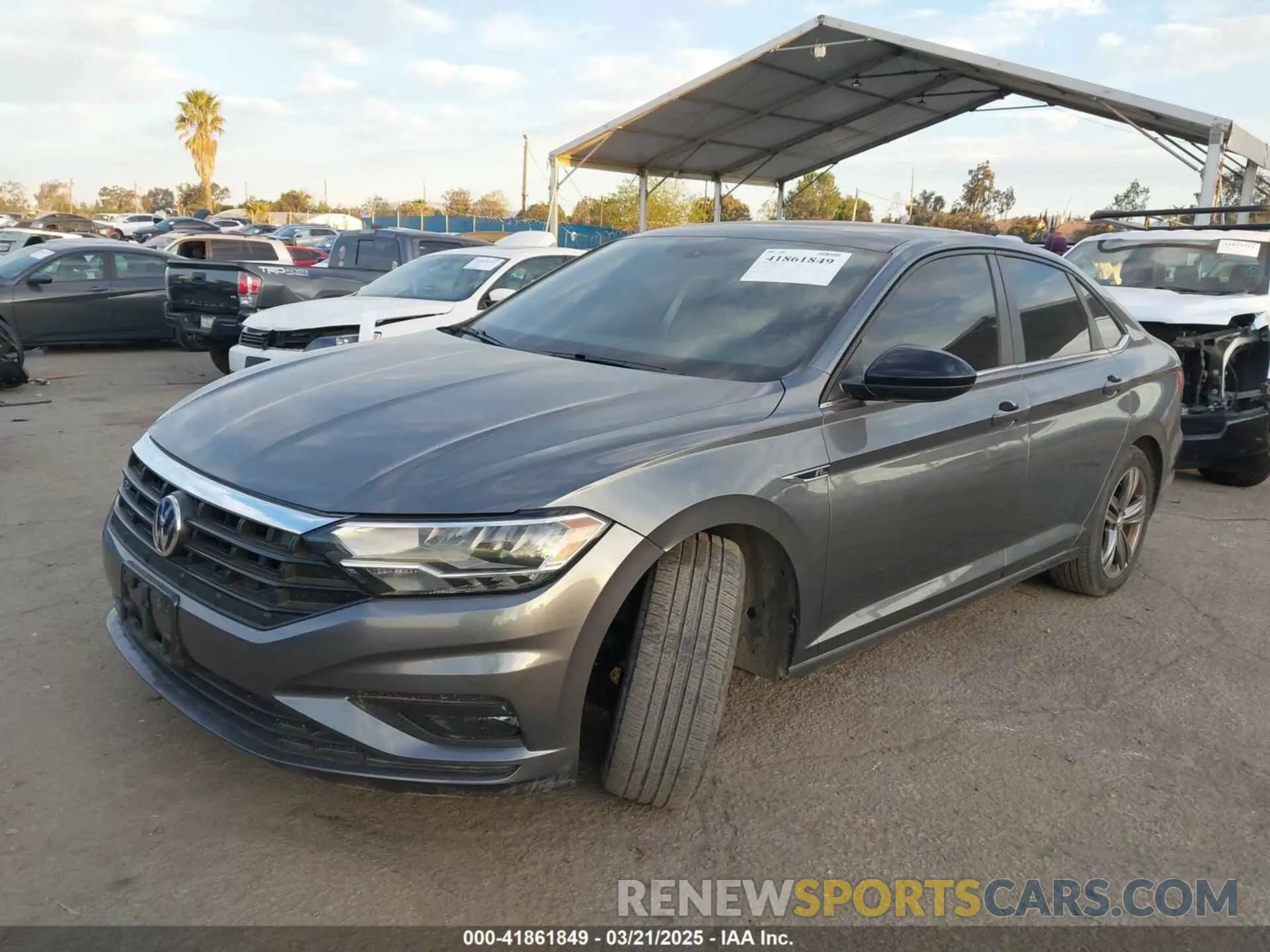 2 fotografías del automóvil dañado 3VWC57BU0MM048895 VOLKSWAGEN JETTA 2021