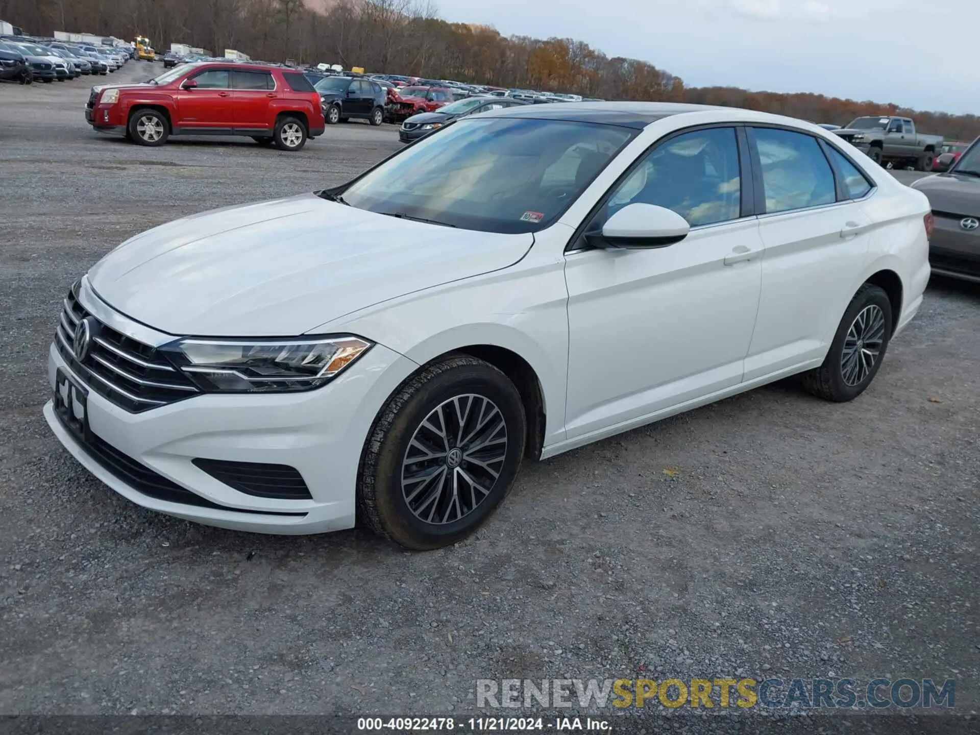 2 fotografías del automóvil dañado 3VWC57BU0MM066913 VOLKSWAGEN JETTA 2021