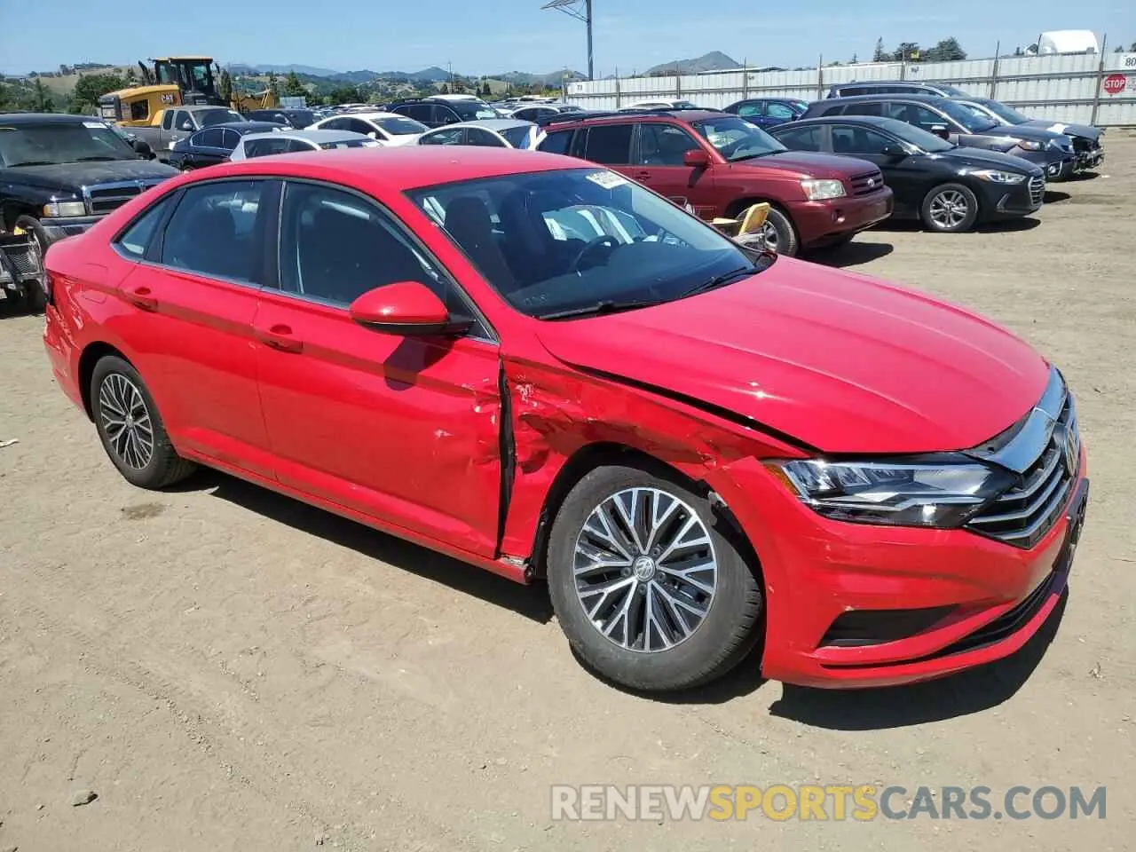 4 fotografías del automóvil dañado 3VWC57BU1MM002850 VOLKSWAGEN JETTA 2021