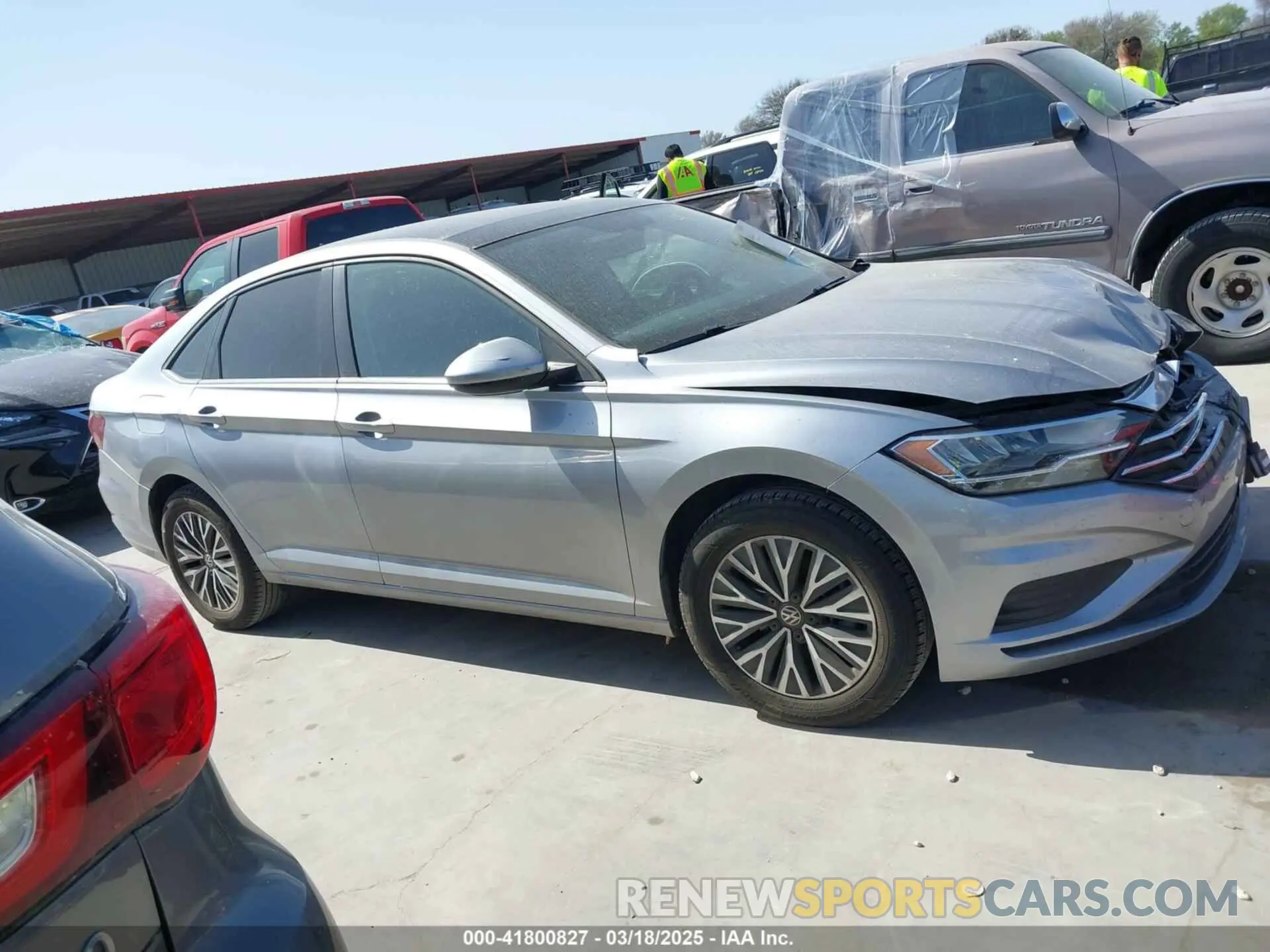13 fotografías del automóvil dañado 3VWC57BU1MM007854 VOLKSWAGEN JETTA 2021