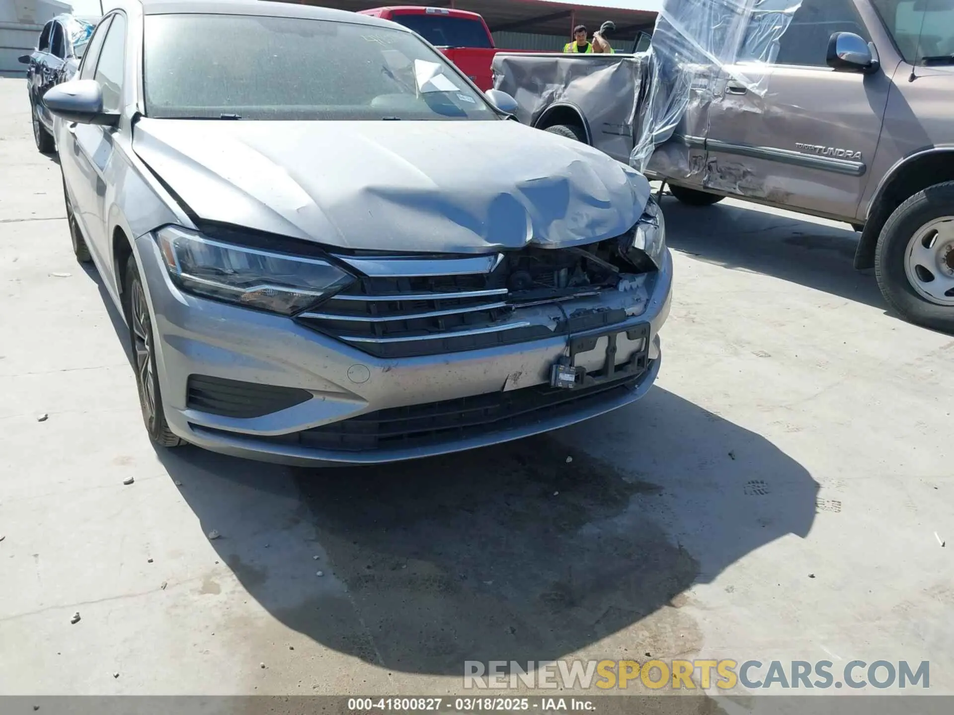 6 fotografías del automóvil dañado 3VWC57BU1MM007854 VOLKSWAGEN JETTA 2021