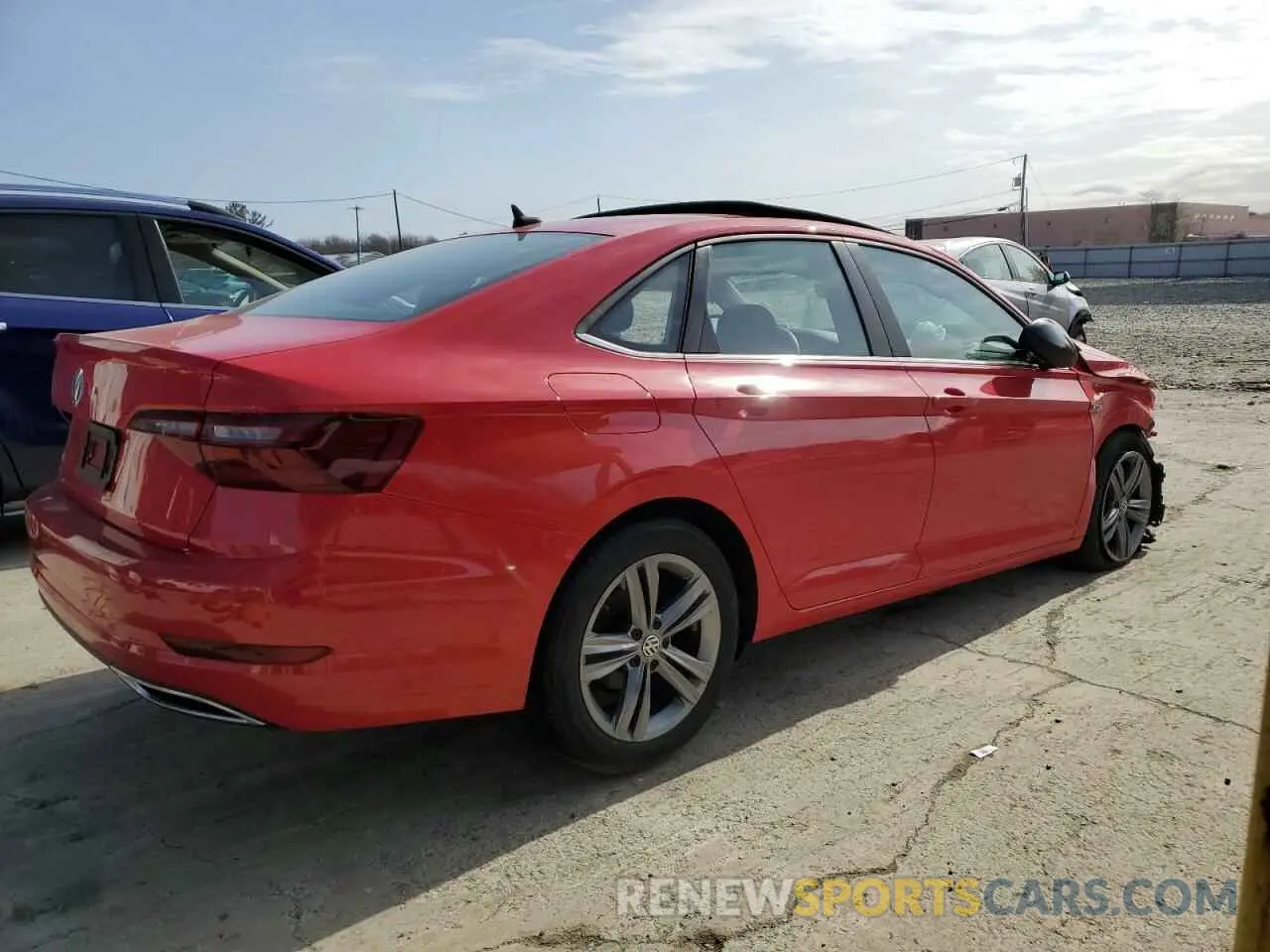 3 fotografías del automóvil dañado 3VWC57BU1MM017462 VOLKSWAGEN JETTA 2021