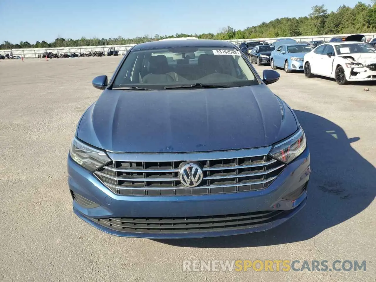 5 fotografías del automóvil dañado 3VWC57BU1MM027666 VOLKSWAGEN JETTA 2021