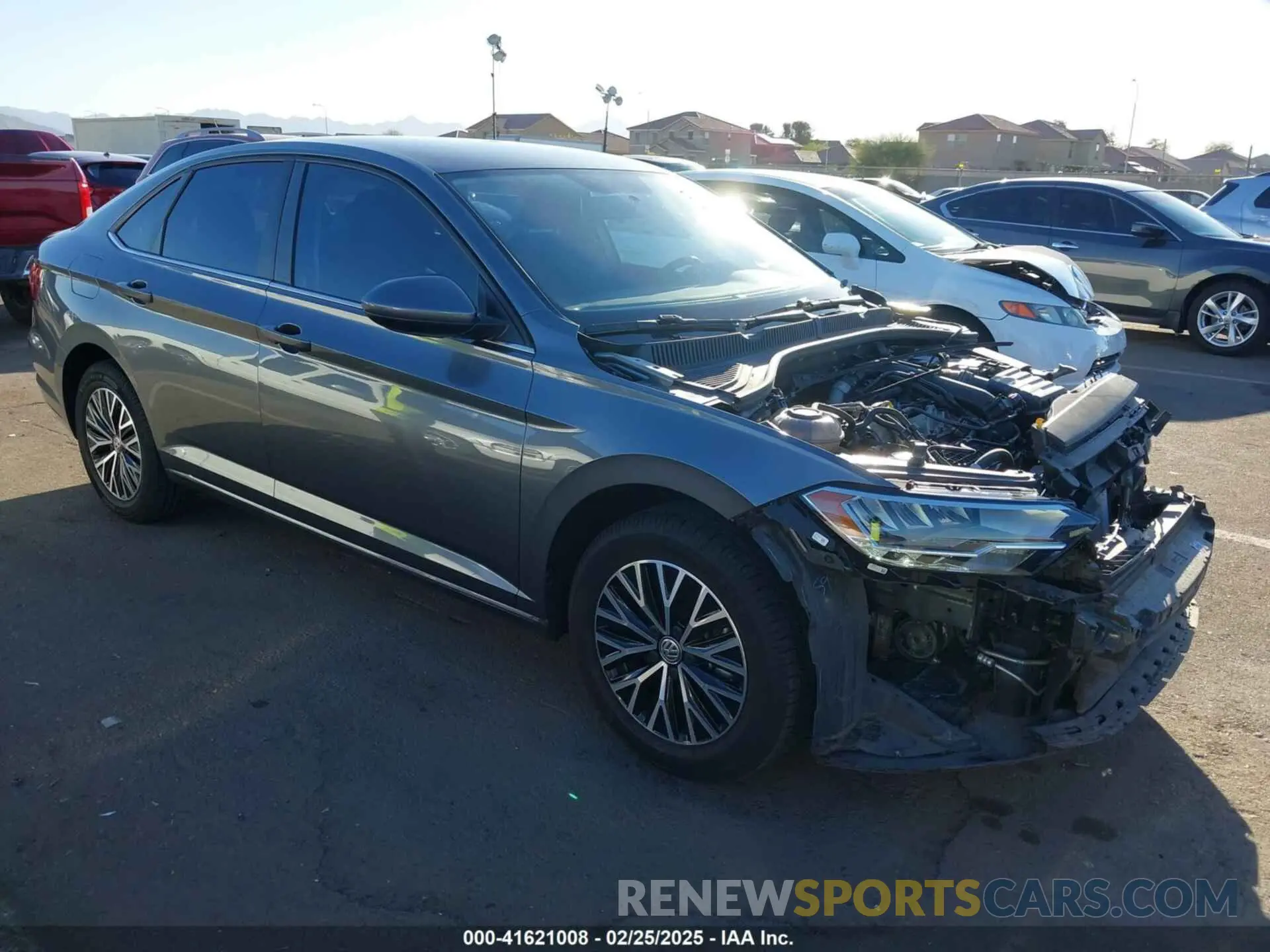 1 fotografías del automóvil dañado 3VWC57BU1MM083168 VOLKSWAGEN JETTA 2021