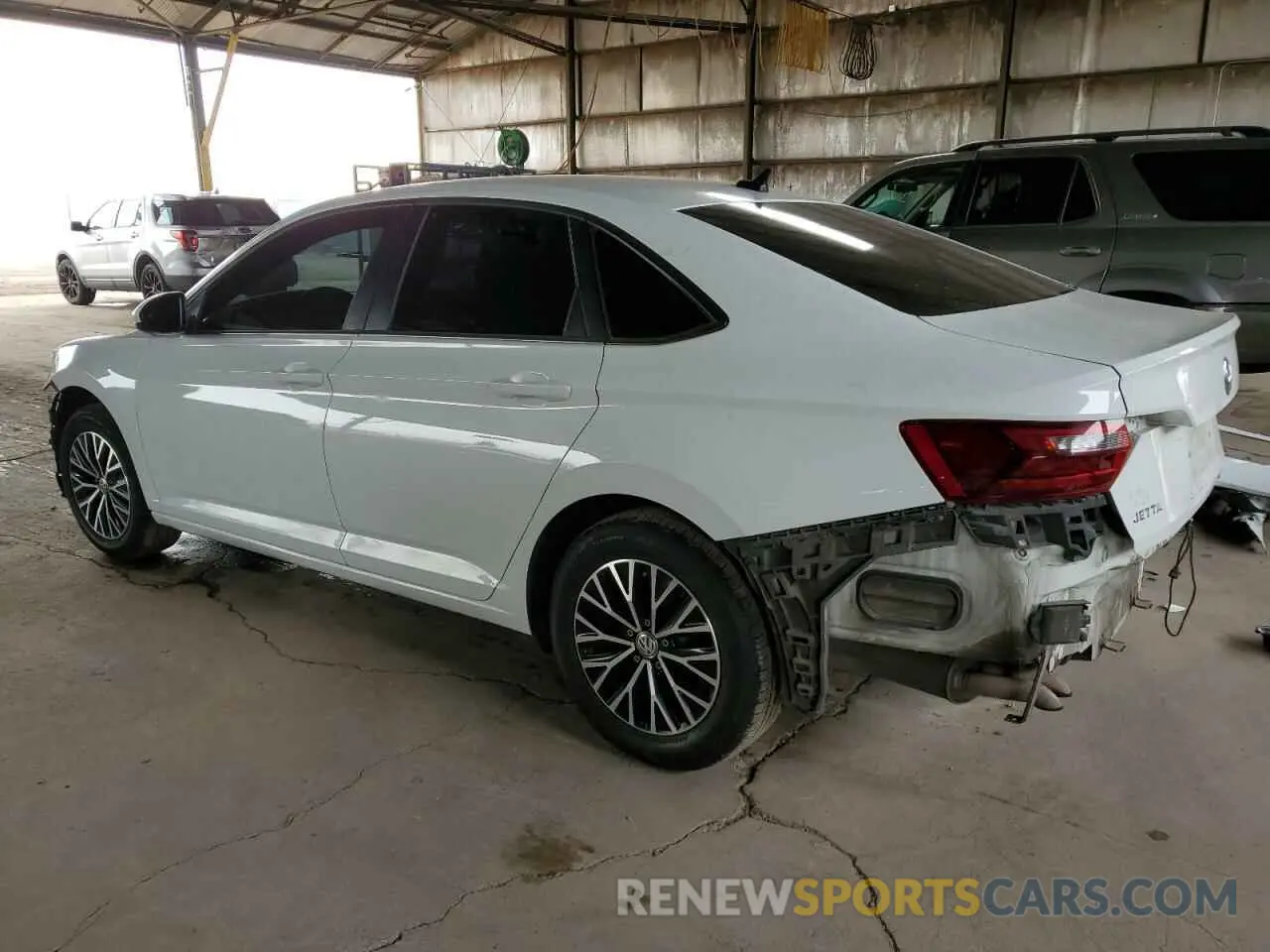 2 fotografías del automóvil dañado 3VWC57BU2MM012321 VOLKSWAGEN JETTA 2021