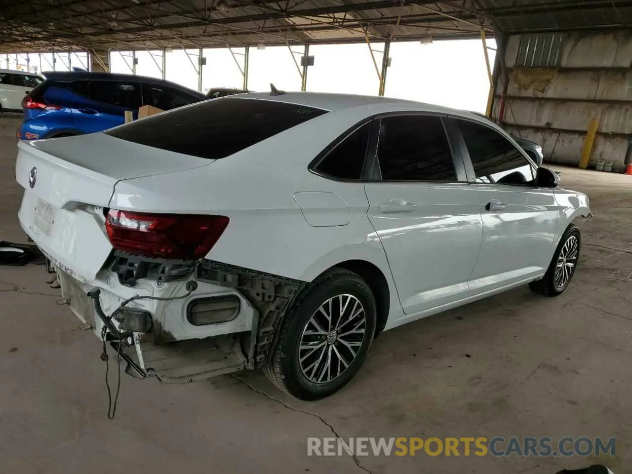 3 fotografías del automóvil dañado 3VWC57BU2MM012321 VOLKSWAGEN JETTA 2021