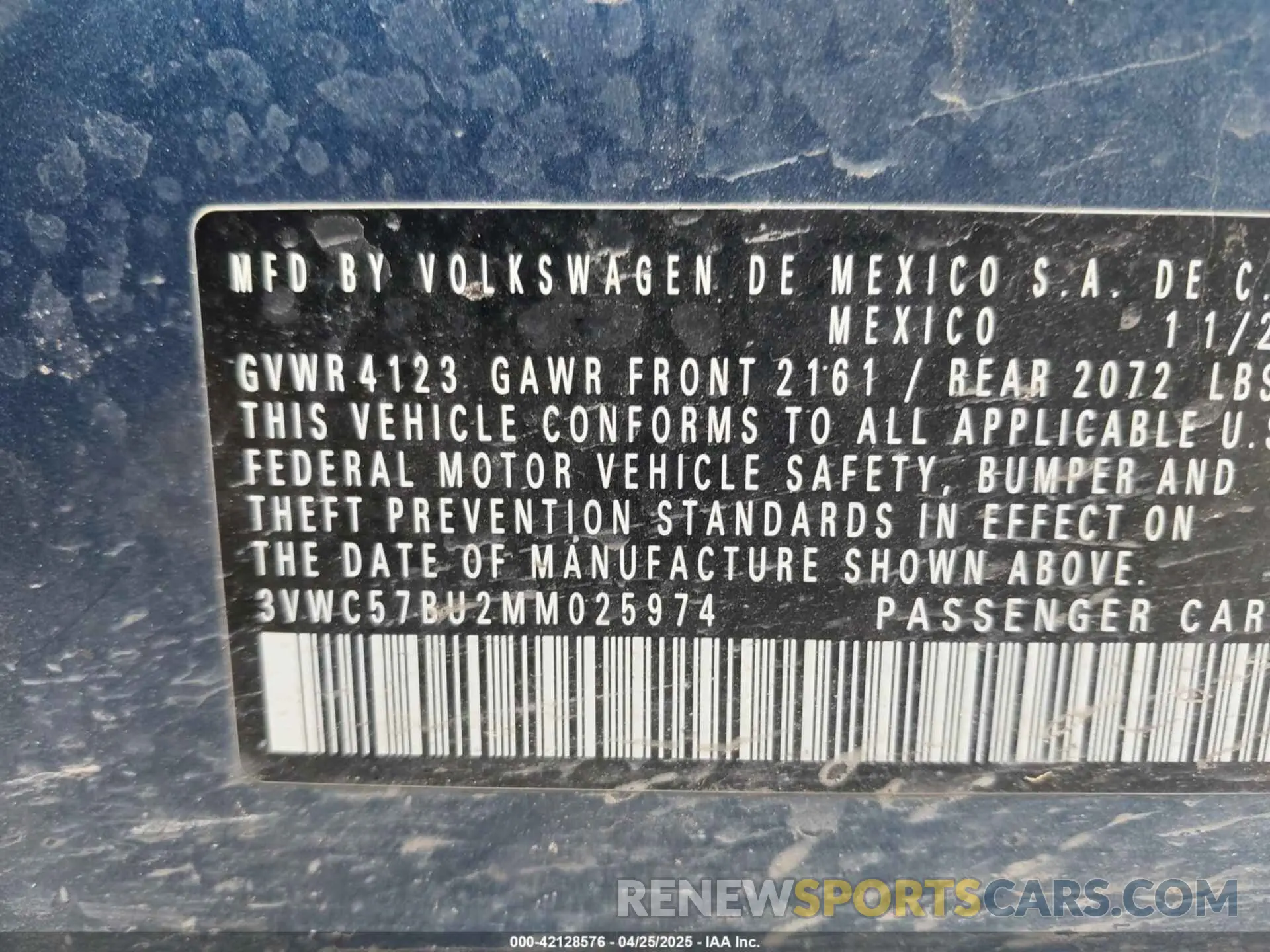 9 fotografías del automóvil dañado 3VWC57BU2MM025974 VOLKSWAGEN JETTA 2021