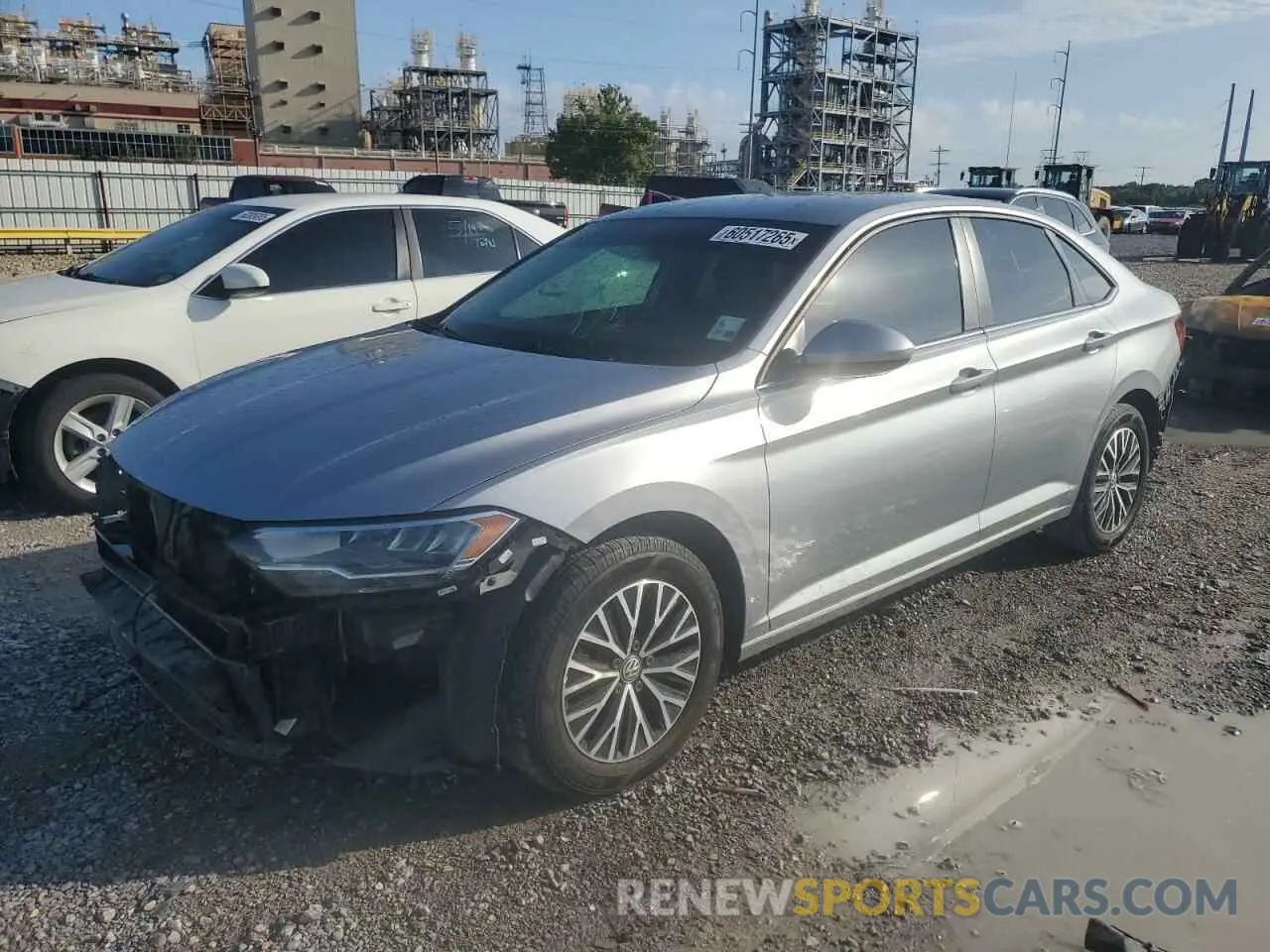 1 fotografías del automóvil dañado 3VWC57BU2MM026476 VOLKSWAGEN JETTA 2021