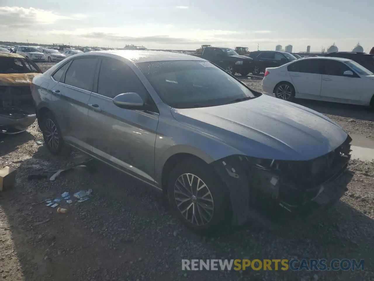 4 fotografías del automóvil dañado 3VWC57BU2MM026476 VOLKSWAGEN JETTA 2021