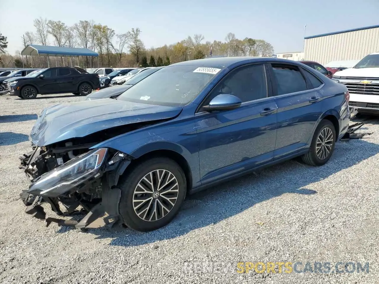 1 fotografías del automóvil dañado 3VWC57BU2MM037994 VOLKSWAGEN JETTA 2021