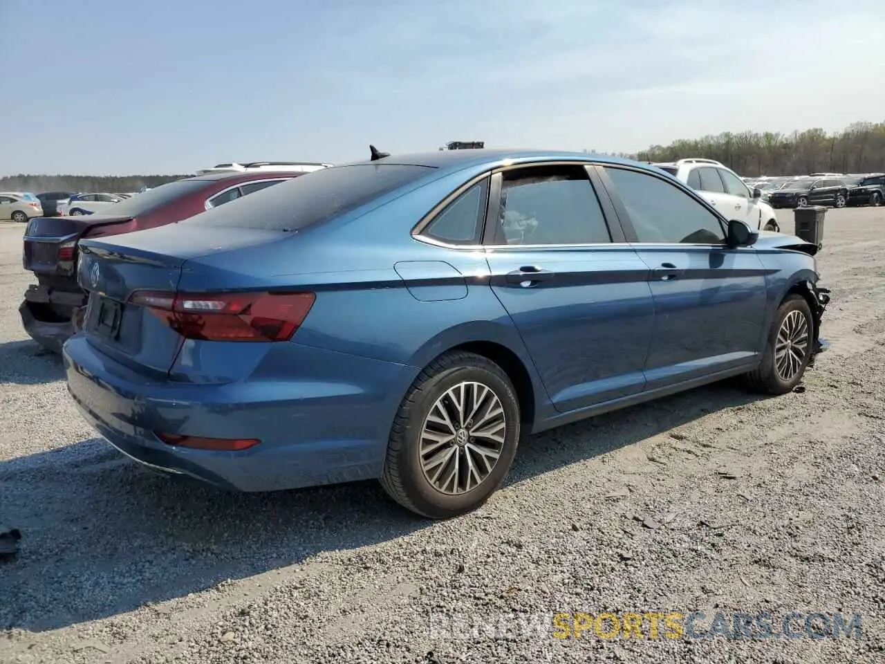 3 fotografías del automóvil dañado 3VWC57BU2MM037994 VOLKSWAGEN JETTA 2021