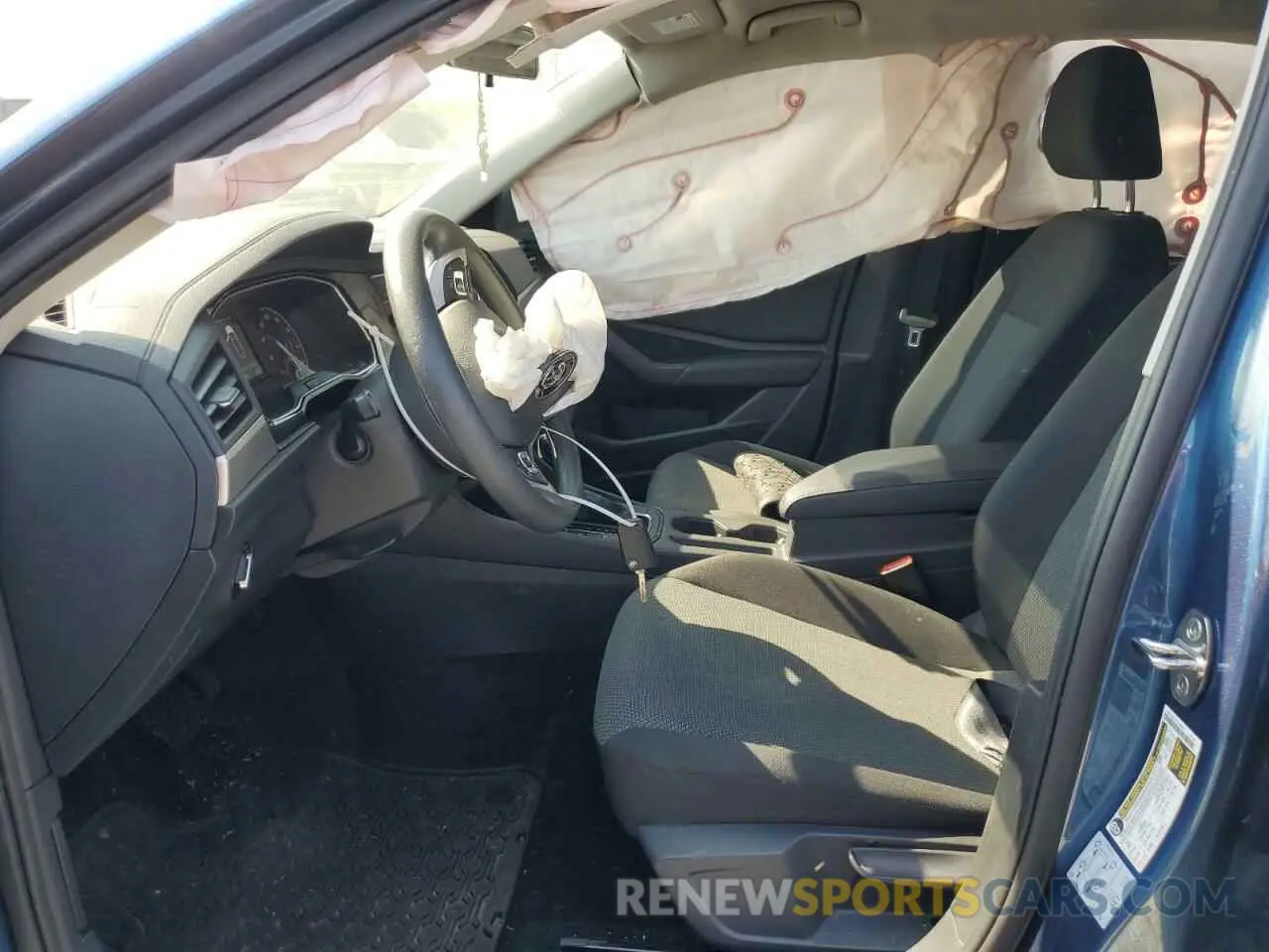 7 fotografías del automóvil dañado 3VWC57BU2MM037994 VOLKSWAGEN JETTA 2021