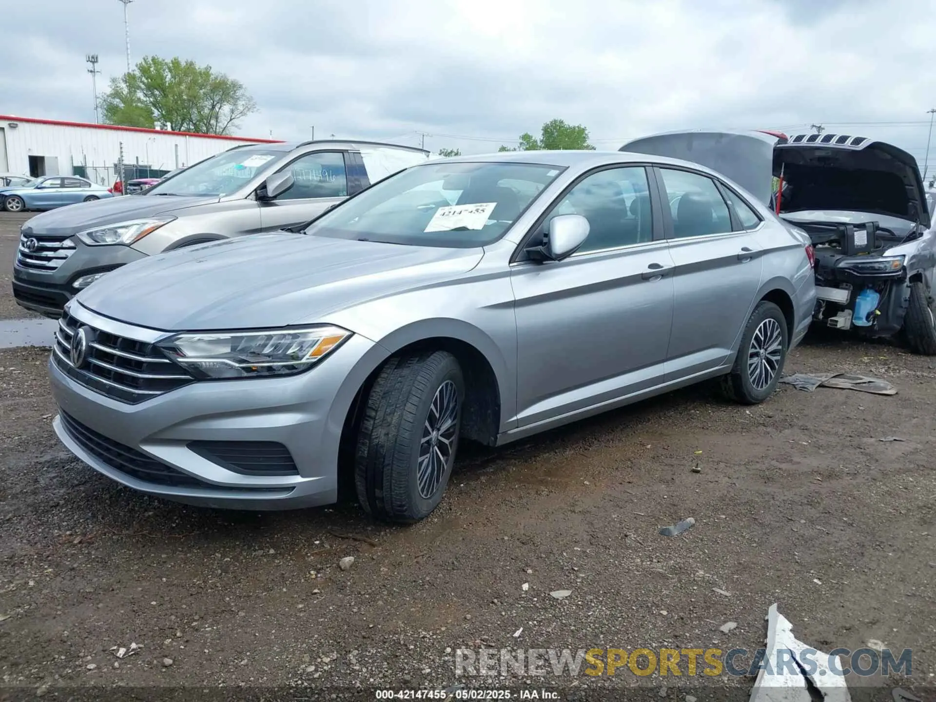 2 fotografías del automóvil dañado 3VWC57BU2MM061163 VOLKSWAGEN JETTA 2021