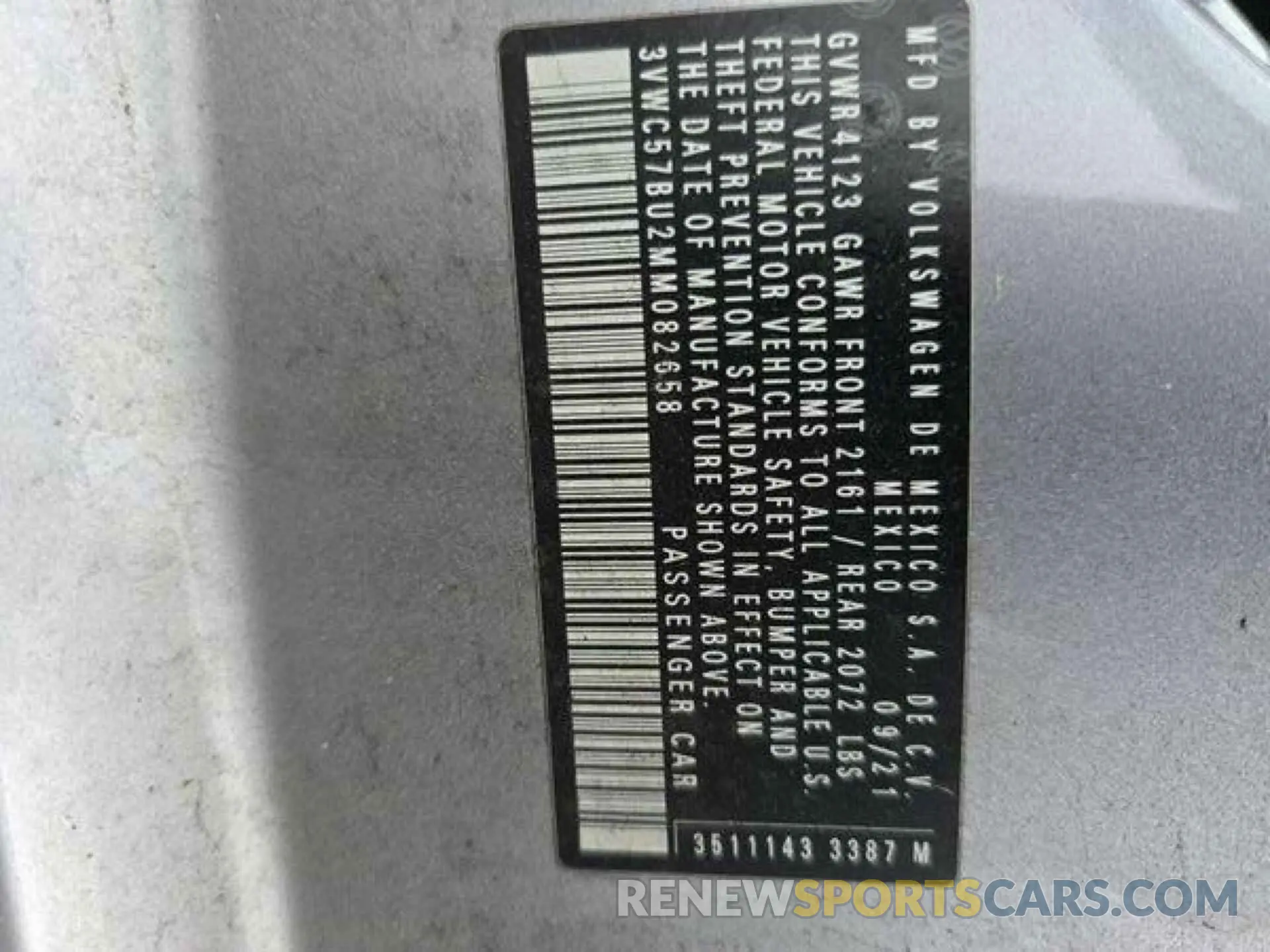 15 fotografías del automóvil dañado 3VWC57BU2MM082658 VOLKSWAGEN JETTA 2021