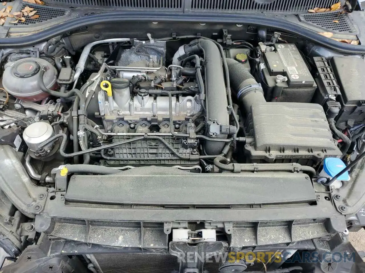 12 fotografías del automóvil dañado 3VWC57BU2MM103377 VOLKSWAGEN JETTA 2021