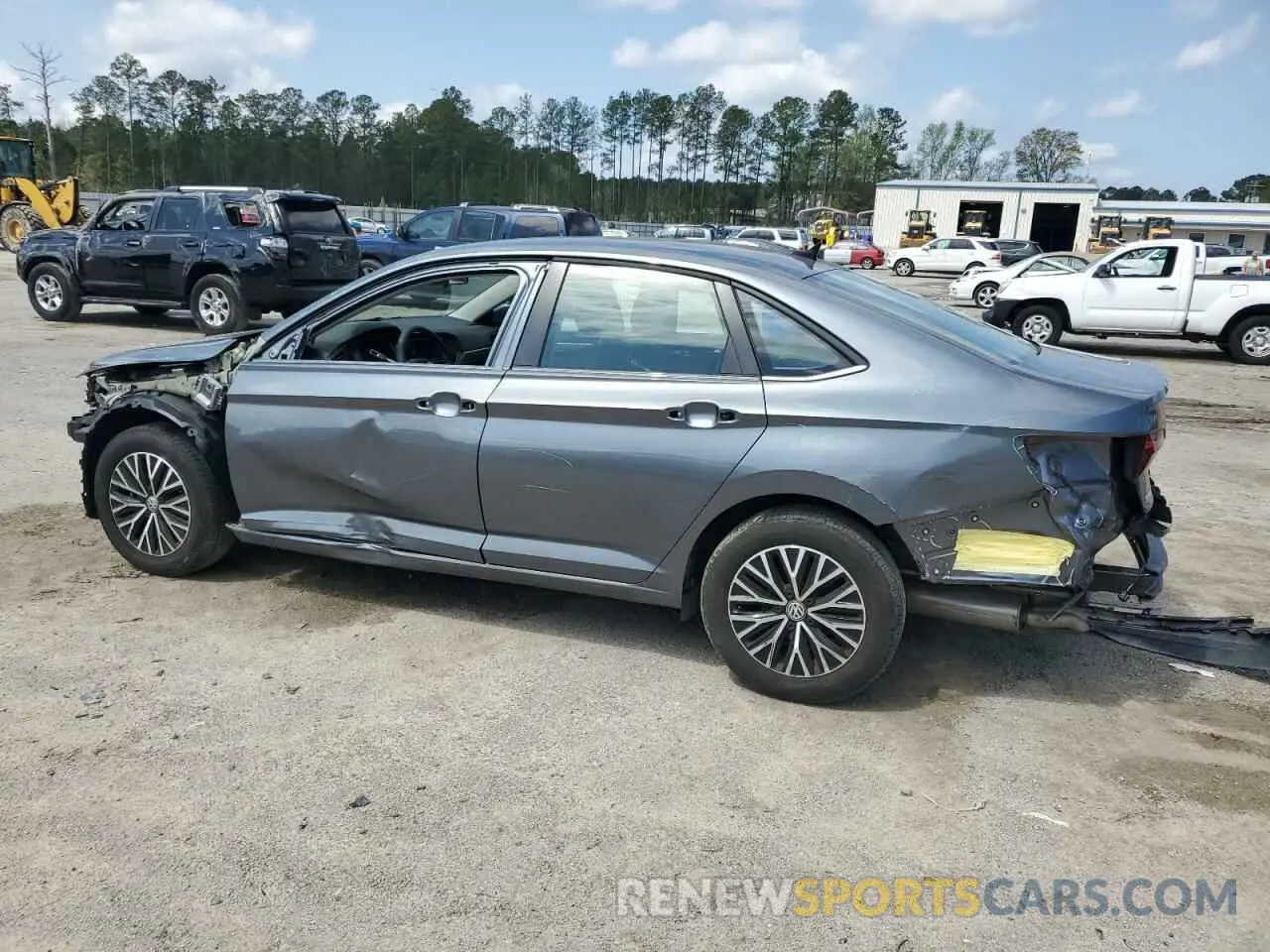 2 fotografías del automóvil dañado 3VWC57BU2MM103377 VOLKSWAGEN JETTA 2021