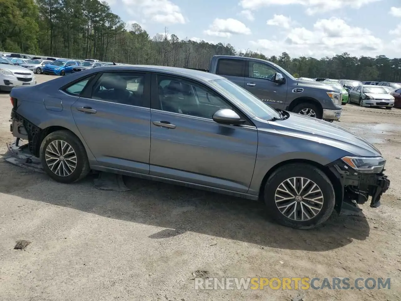 4 fotografías del automóvil dañado 3VWC57BU2MM103377 VOLKSWAGEN JETTA 2021