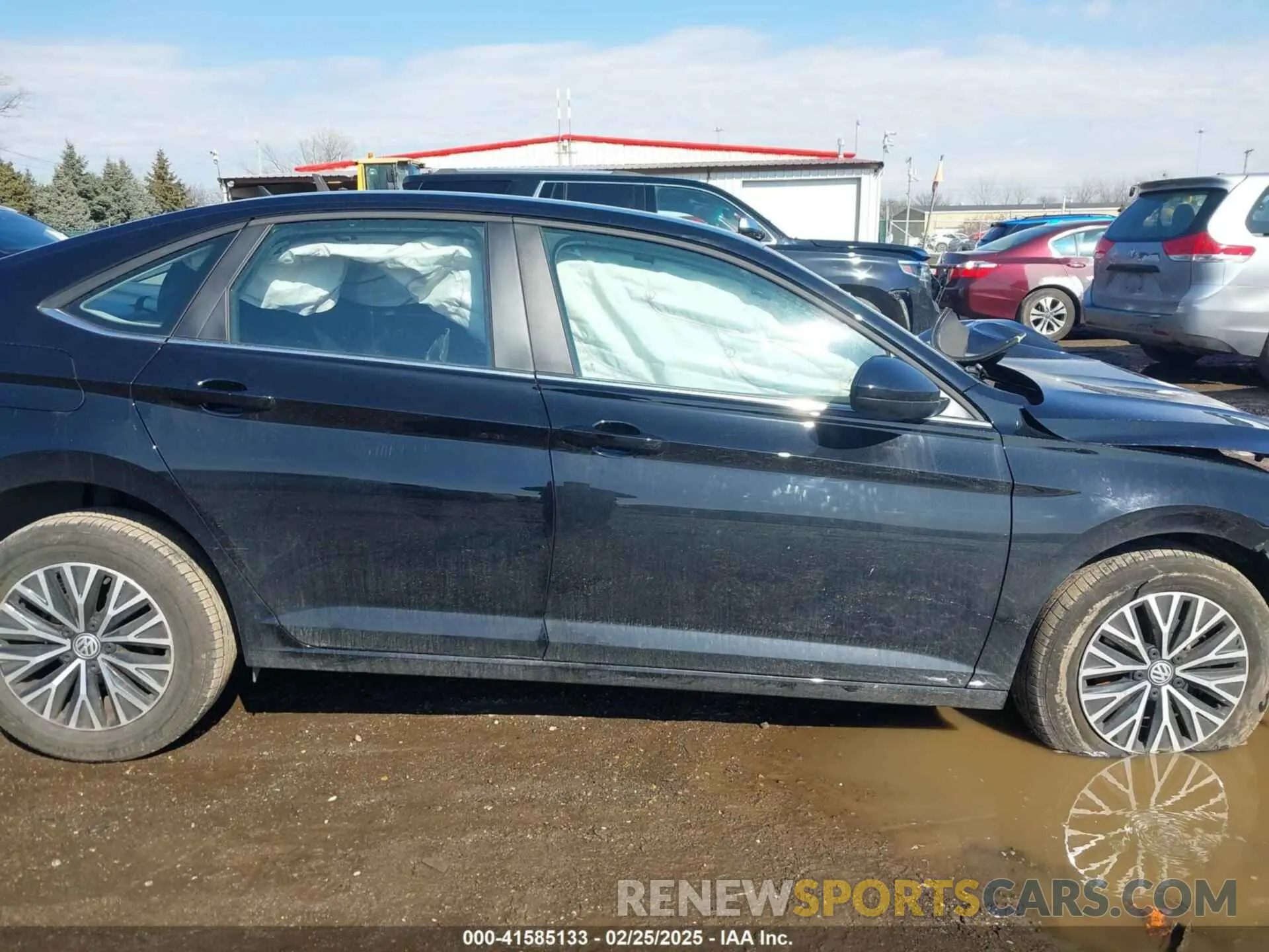 14 fotografías del automóvil dañado 3VWC57BU3MM007189 VOLKSWAGEN JETTA 2021