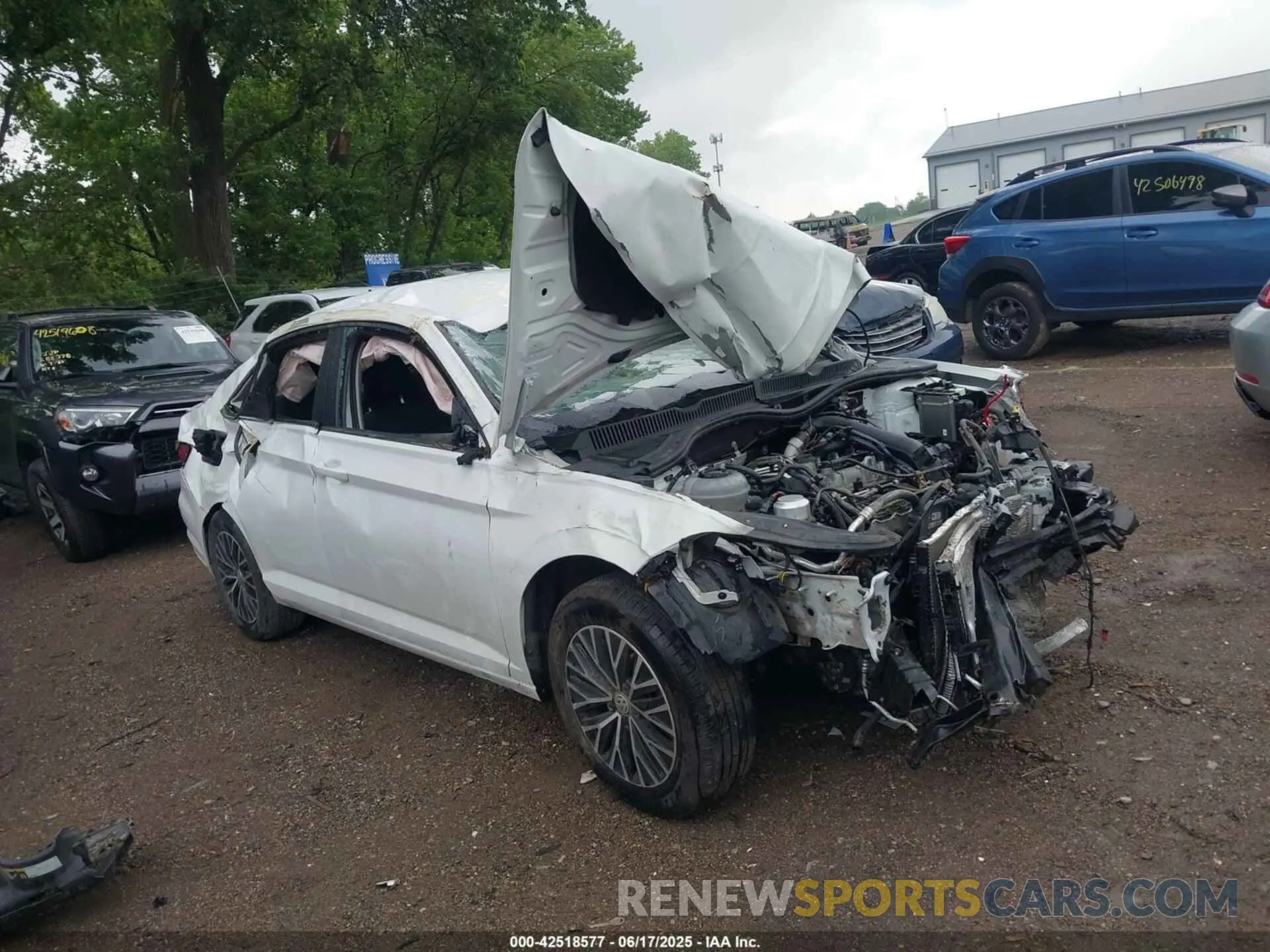 1 fotografías del automóvil dañado 3VWC57BU3MM011954 VOLKSWAGEN JETTA 2021