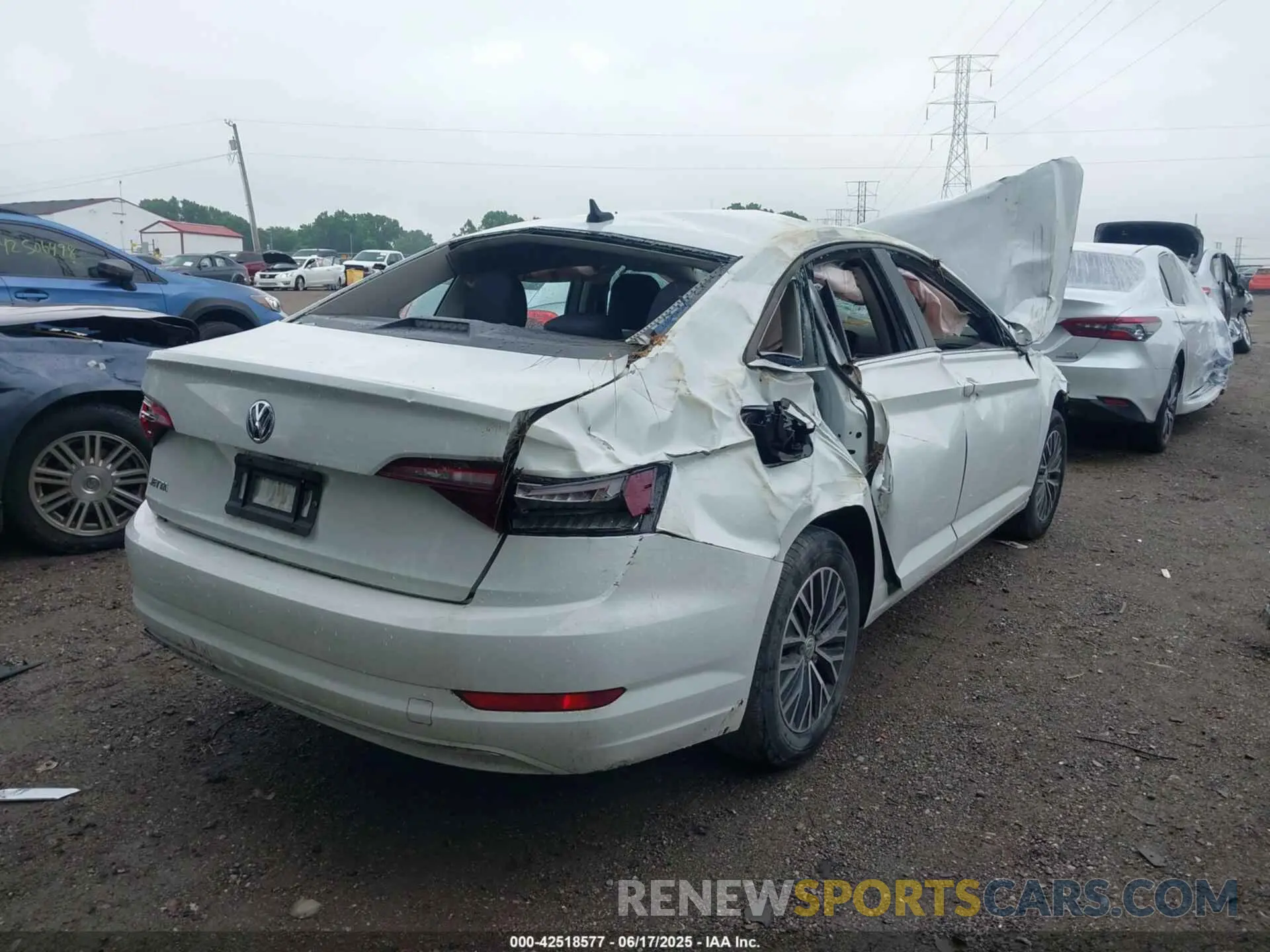 4 fotografías del automóvil dañado 3VWC57BU3MM011954 VOLKSWAGEN JETTA 2021
