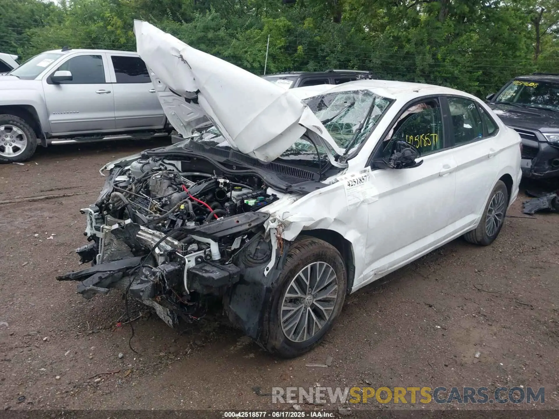6 fotografías del automóvil dañado 3VWC57BU3MM011954 VOLKSWAGEN JETTA 2021